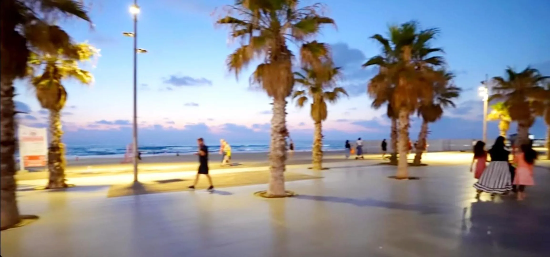 Beach in Beachfront Studio Apartment Bat Yam 412