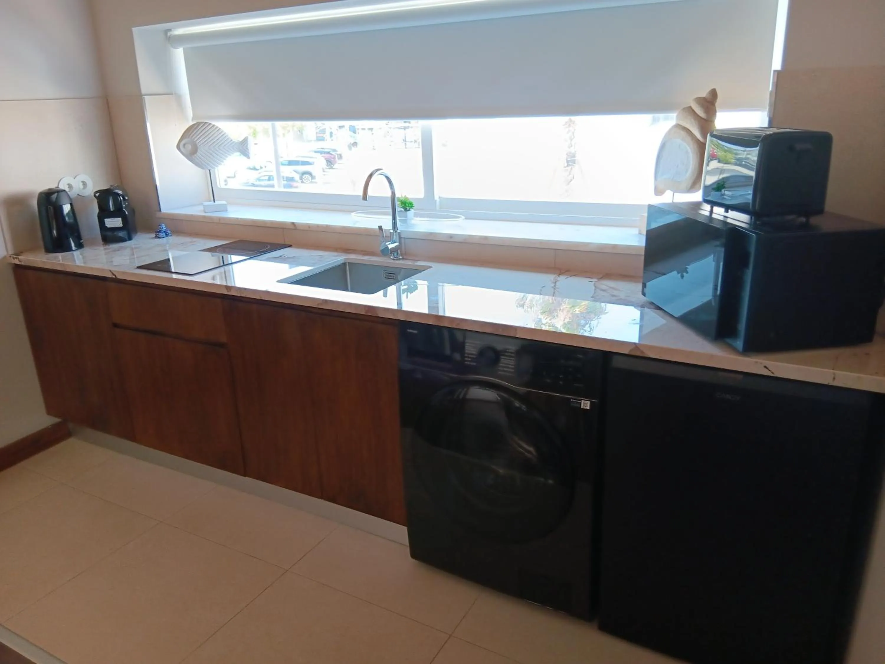 Kitchen or kitchenette in Villa Rio Guest House Suites