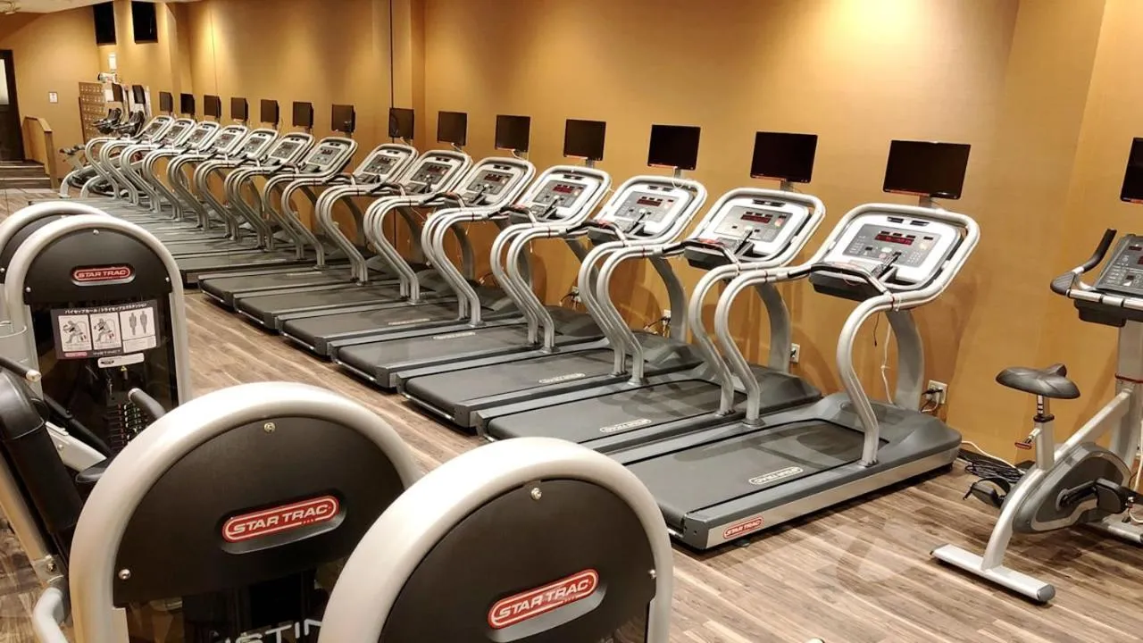 Fitness centre/facilities in Capsule Hotel Topos Sendai Station Nishiguchi