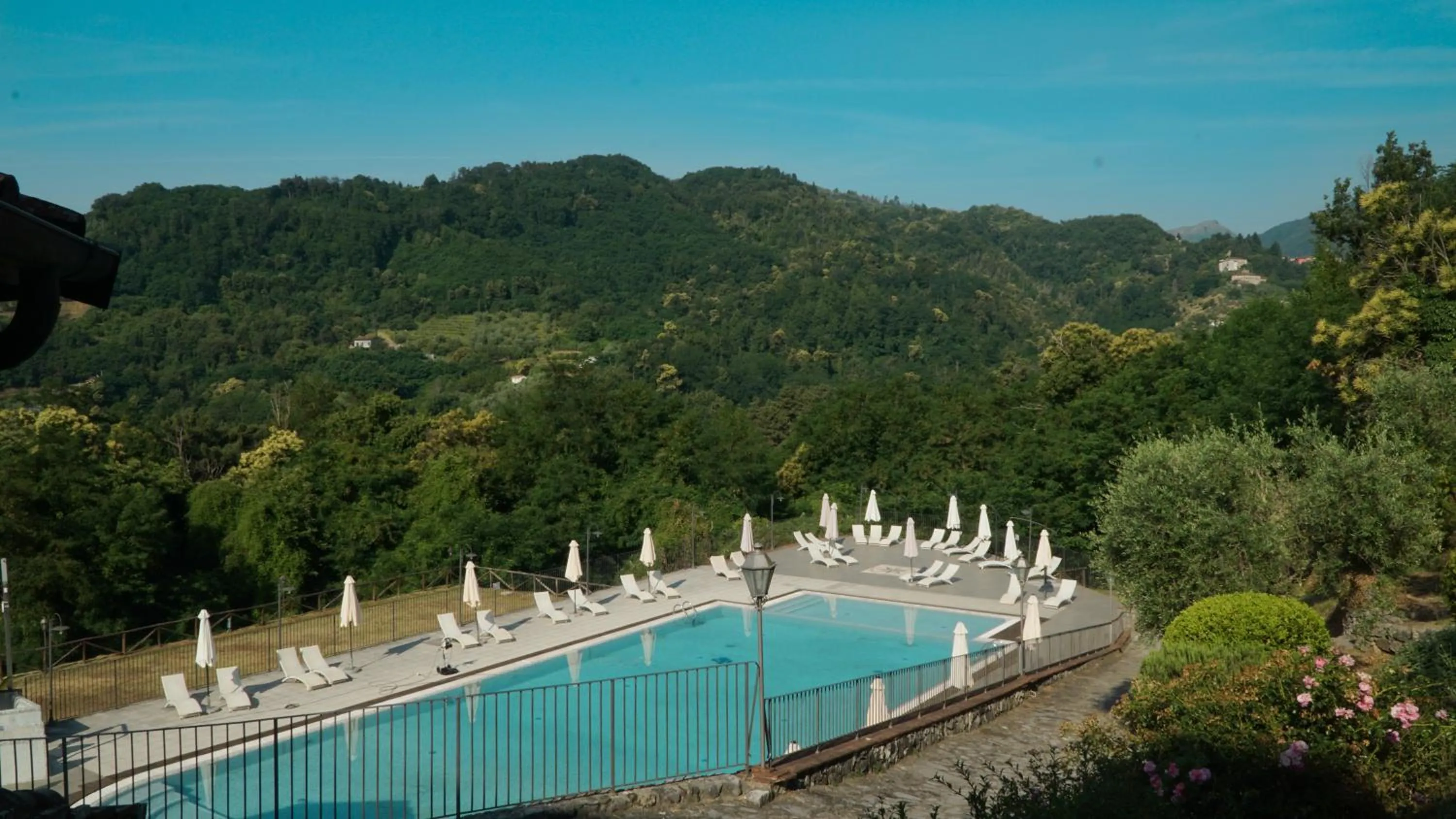 Swimming pool in Borgo Giusto Tuscany