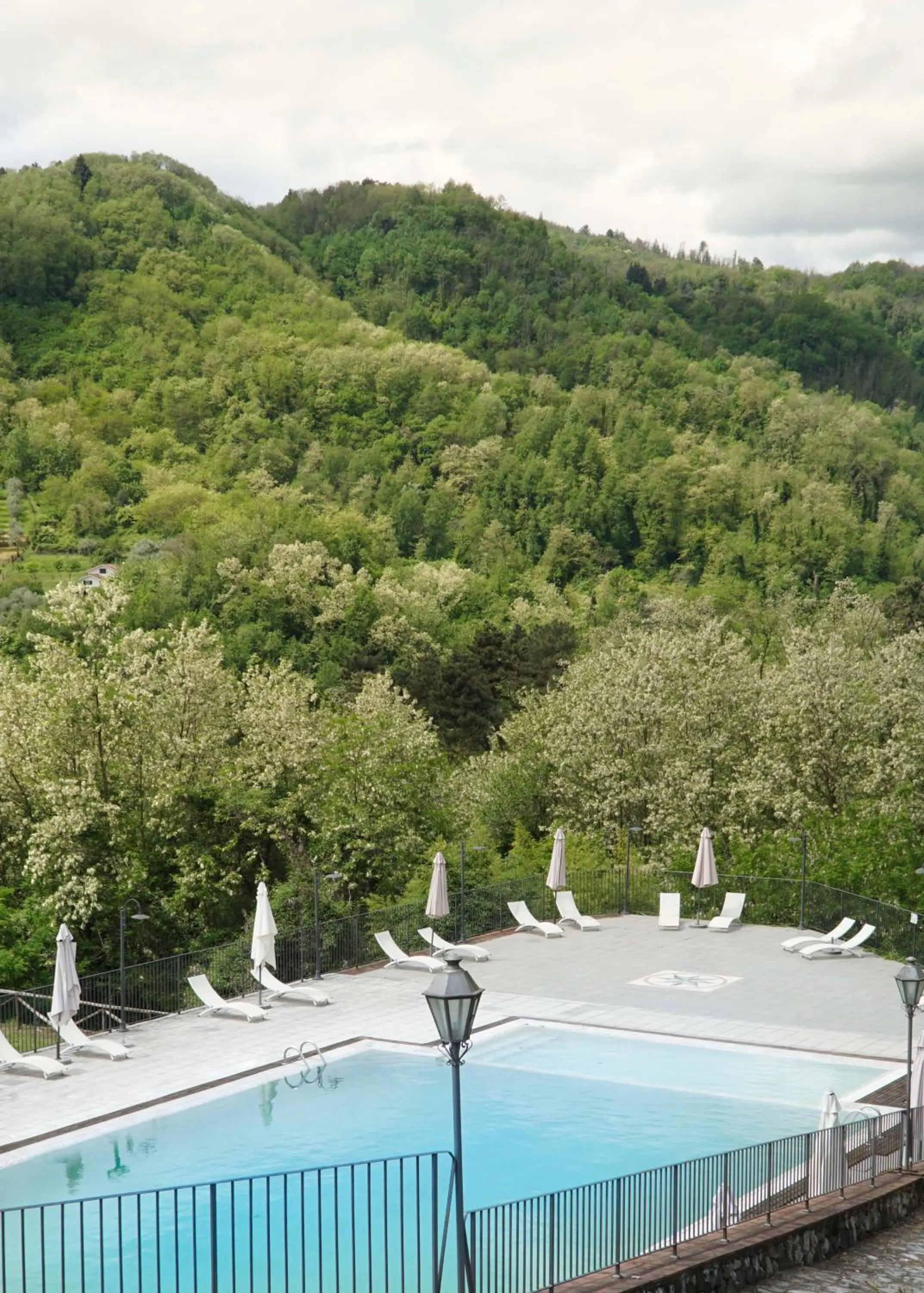 Swimming pool in Borgo Giusto Tuscany