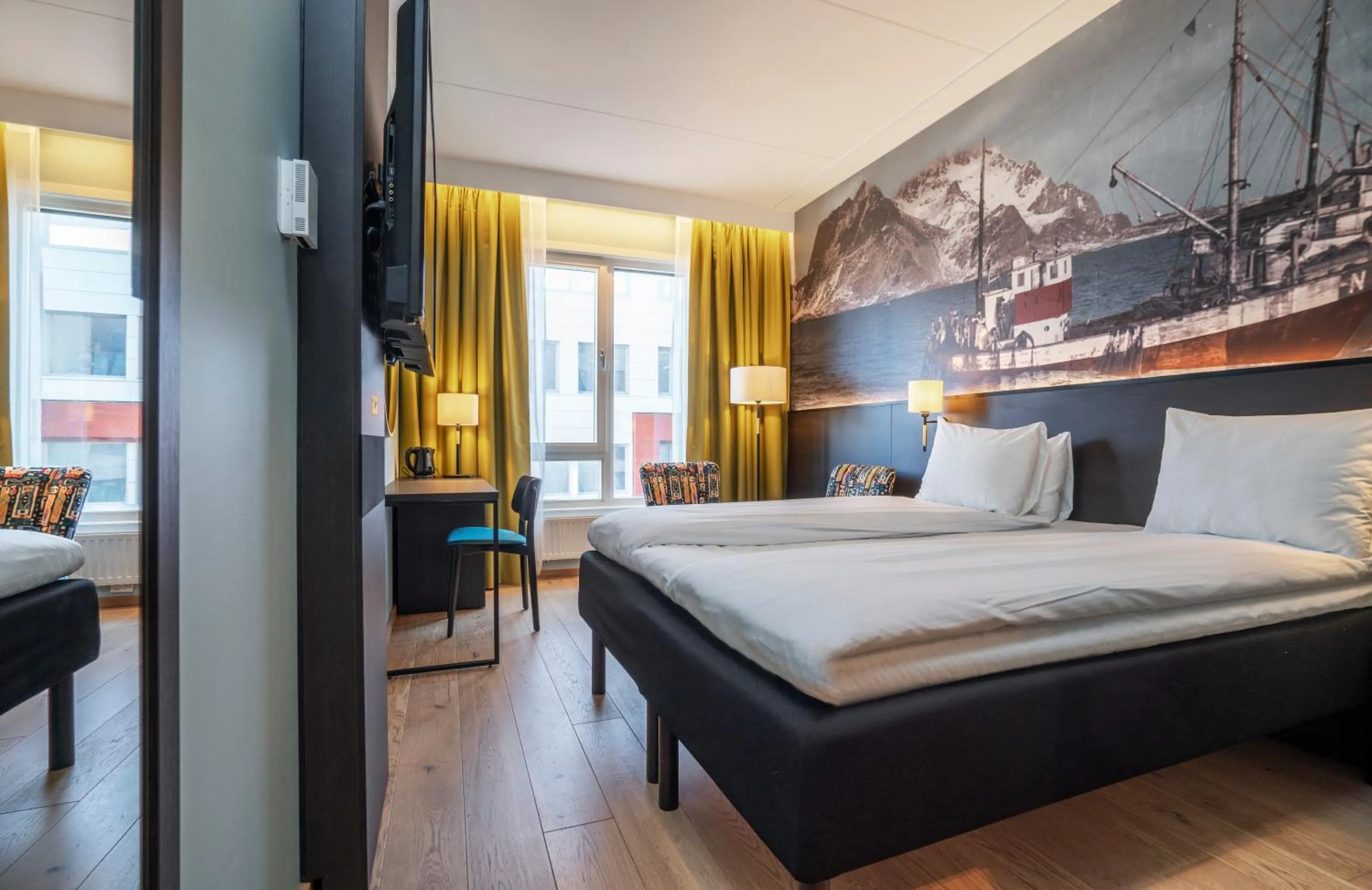 Bed in Thon Hotel Nordlys