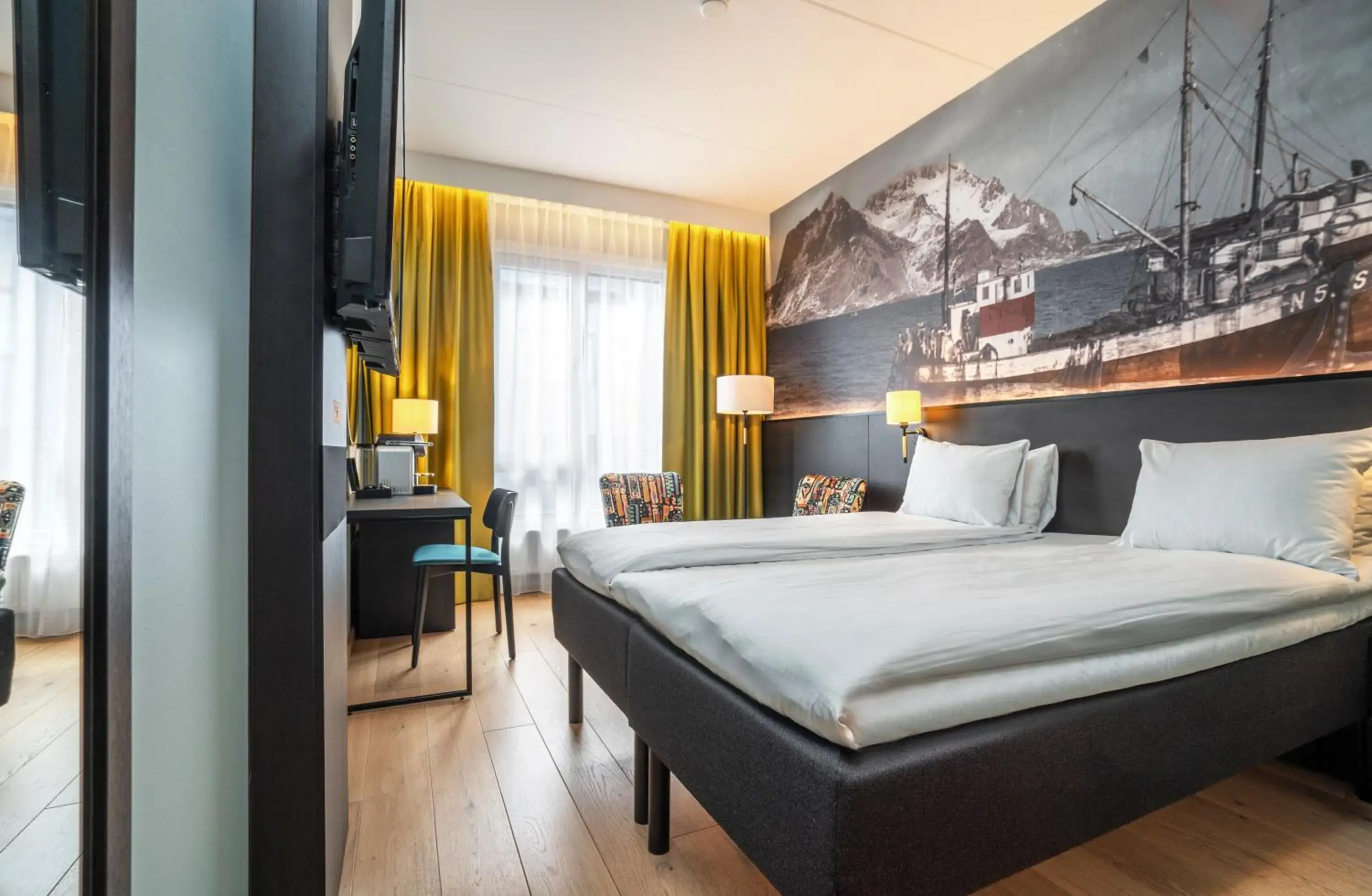 Bed in Thon Hotel Nordlys Bed in Thon Hotel Nordlys