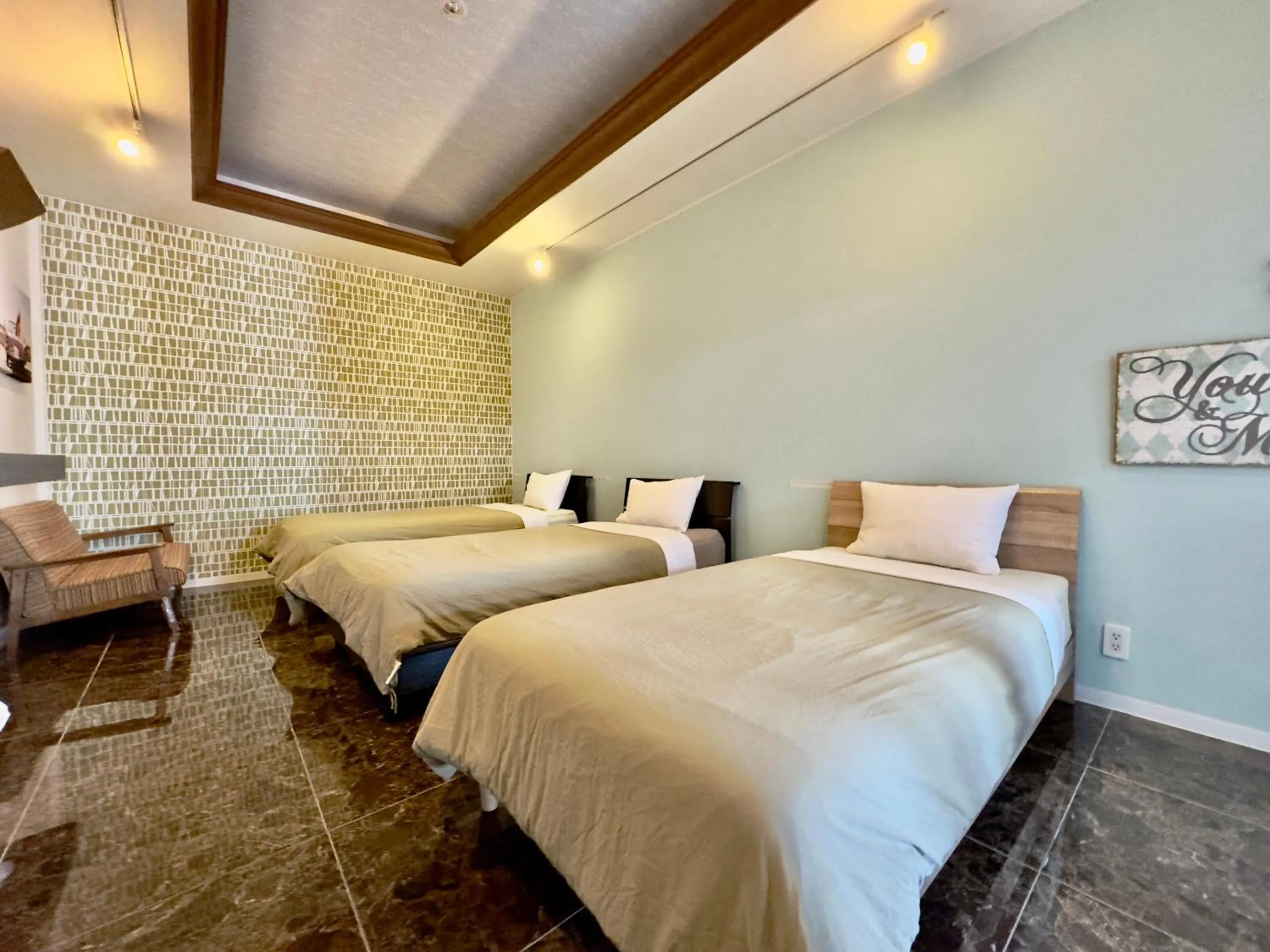 Bed in Araha Resort Arapana