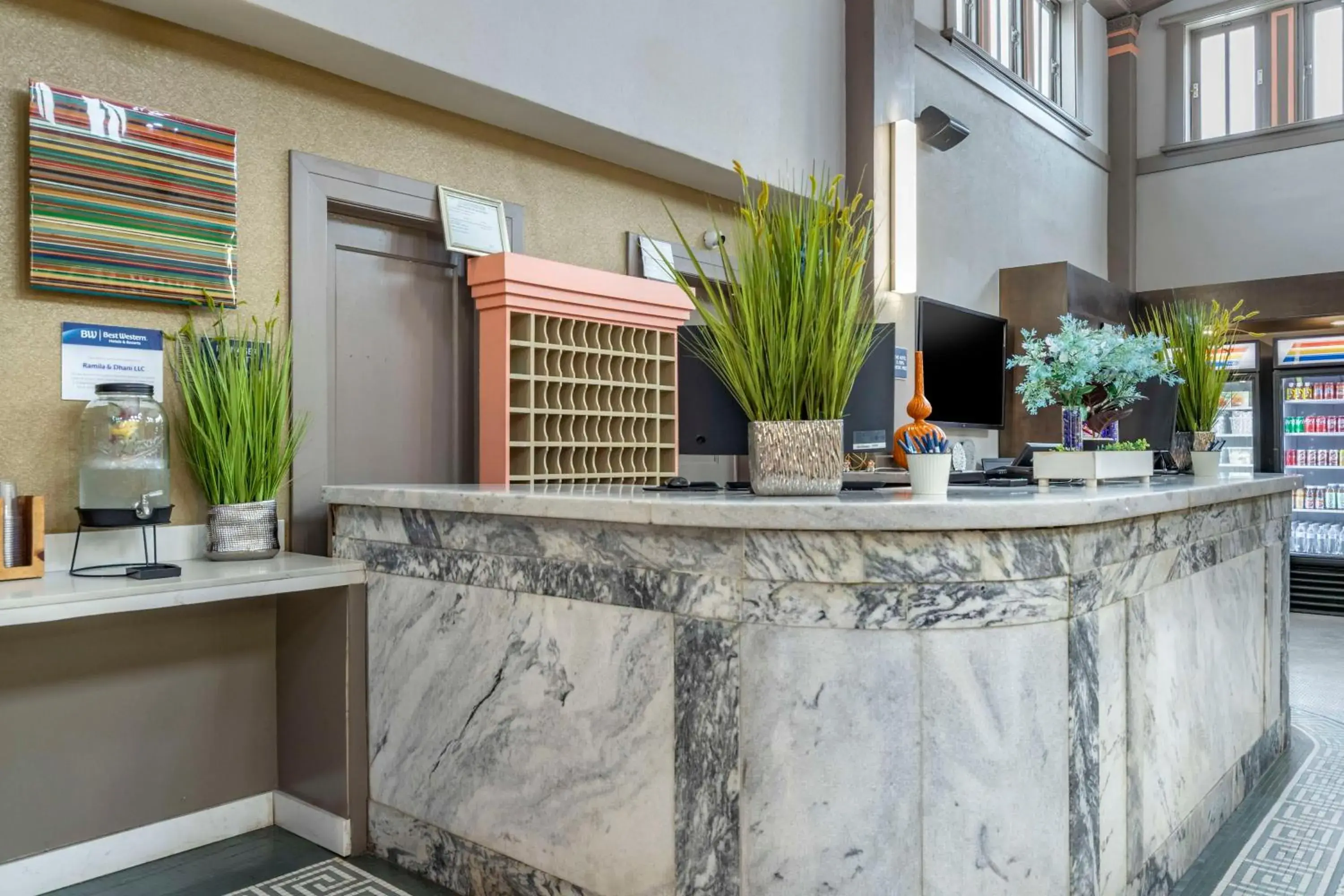 Lobby or reception in Best Western Premier Historic Travelers Hotel Alamo/Riverwalk Lobby or reception in Best Western Premier Historic Travelers Hotel Alamo/Riverwalk