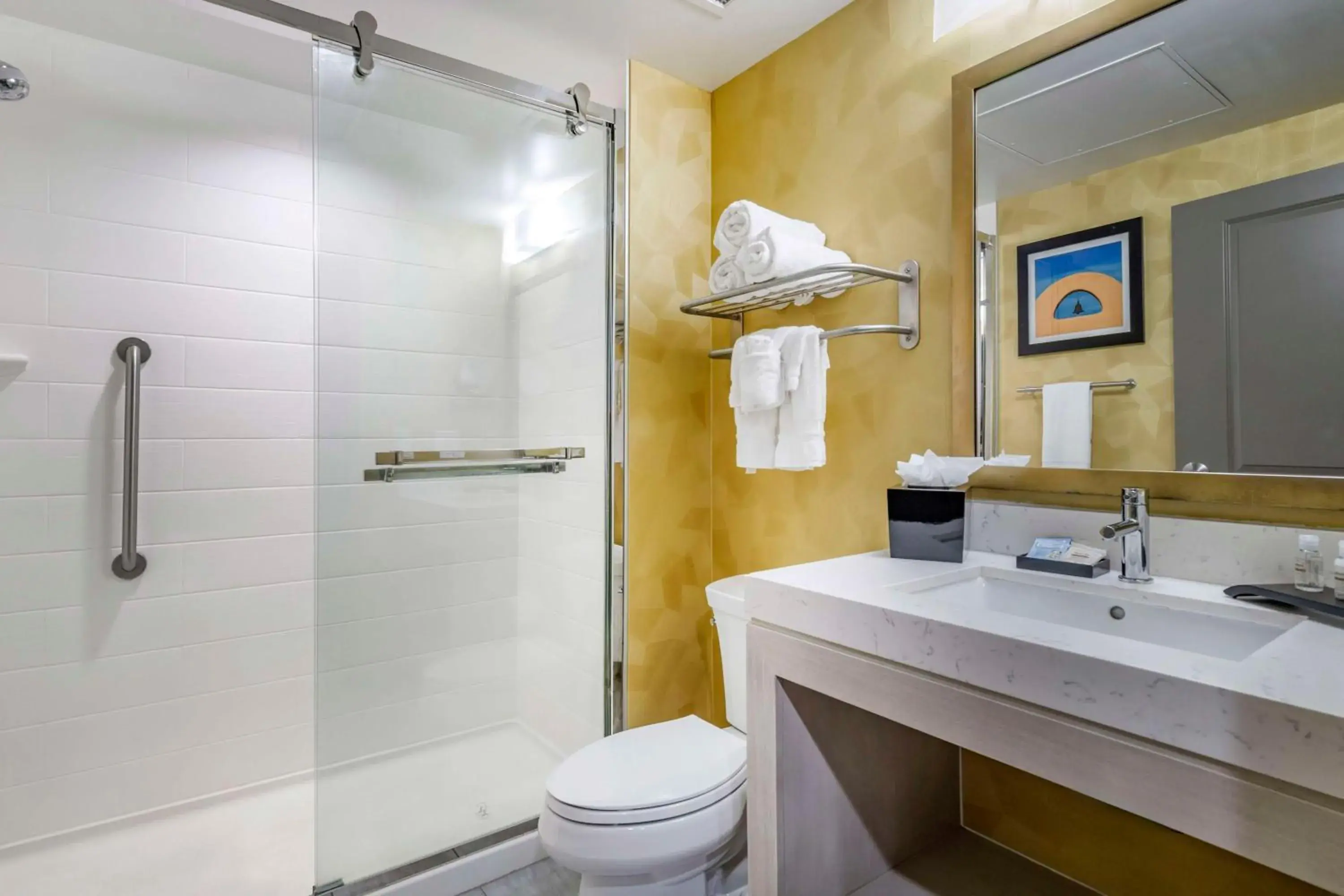 Bathroom in Best Western Premier Historic Travelers Hotel Alamo/Riverwalk Bathroom in Best Western Premier Historic Travelers Hotel Alamo/Riverwalk