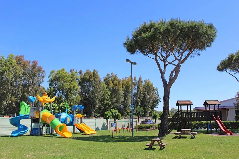 Children play ground in Villaggio Turistico La Cecinella