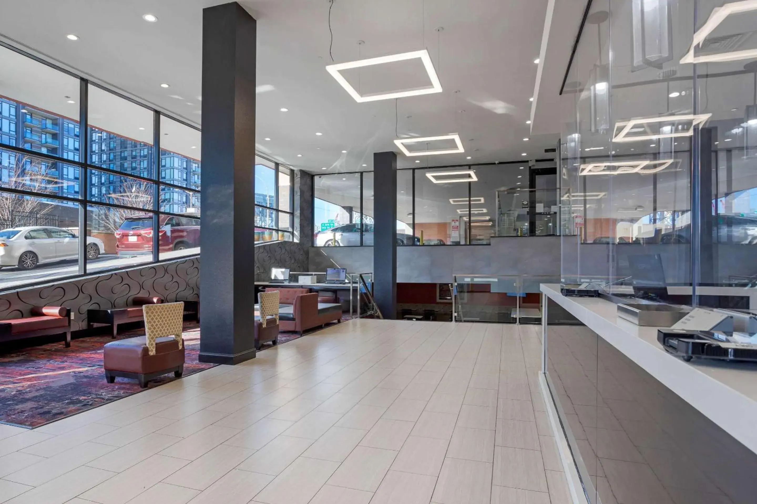 Lobby or reception in Comfort Inn & Suites near Stadium Lobby or reception in Comfort Inn & Suites near Stadium