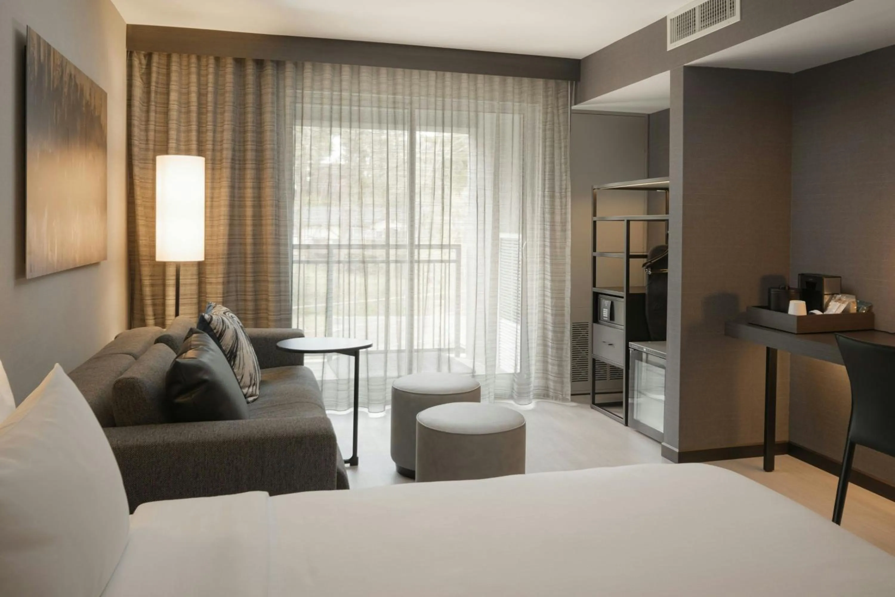 Photo of the whole room, Bed in AC Hotel Asheville Biltmore Village