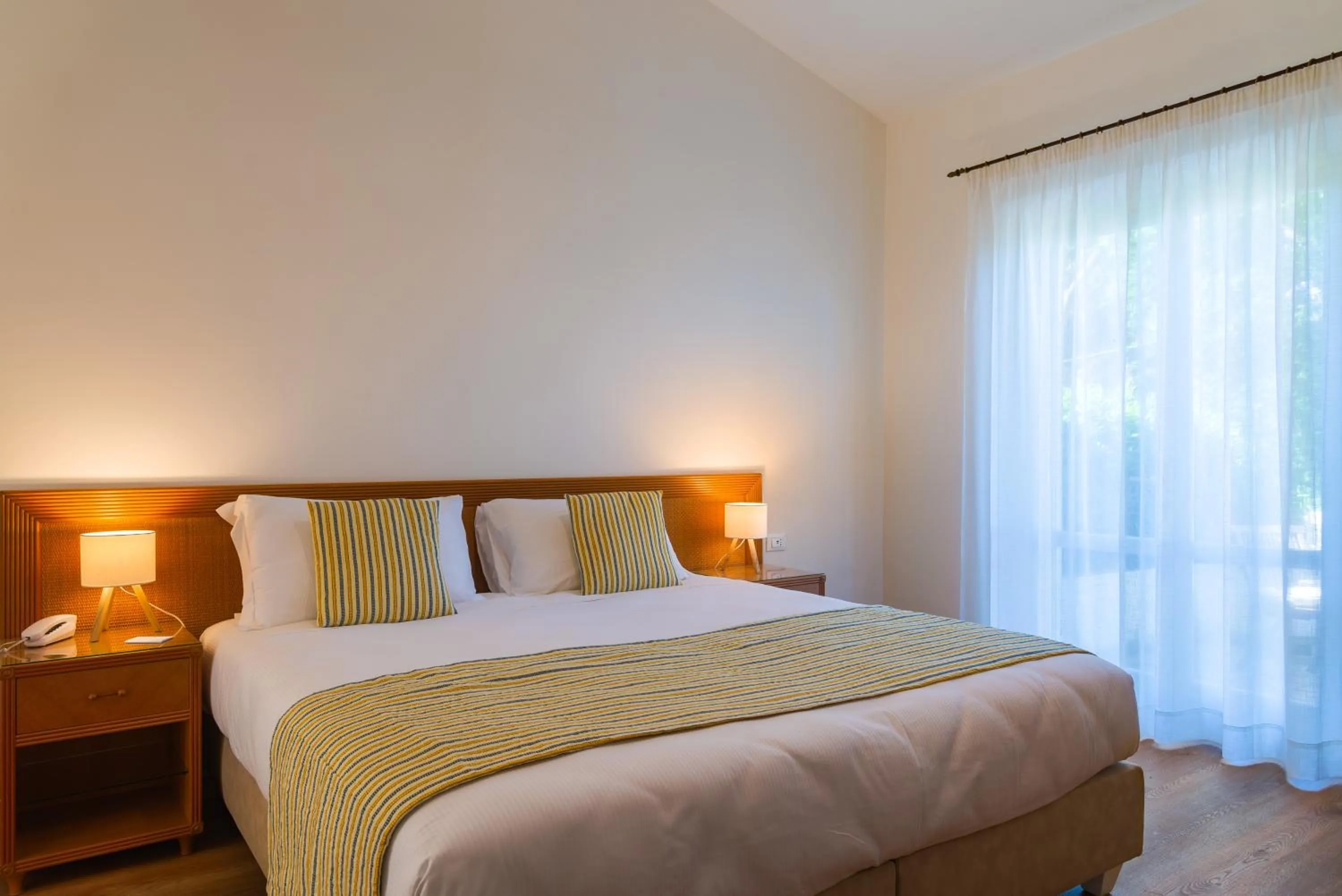 Bed in Hotel Villa Ottone