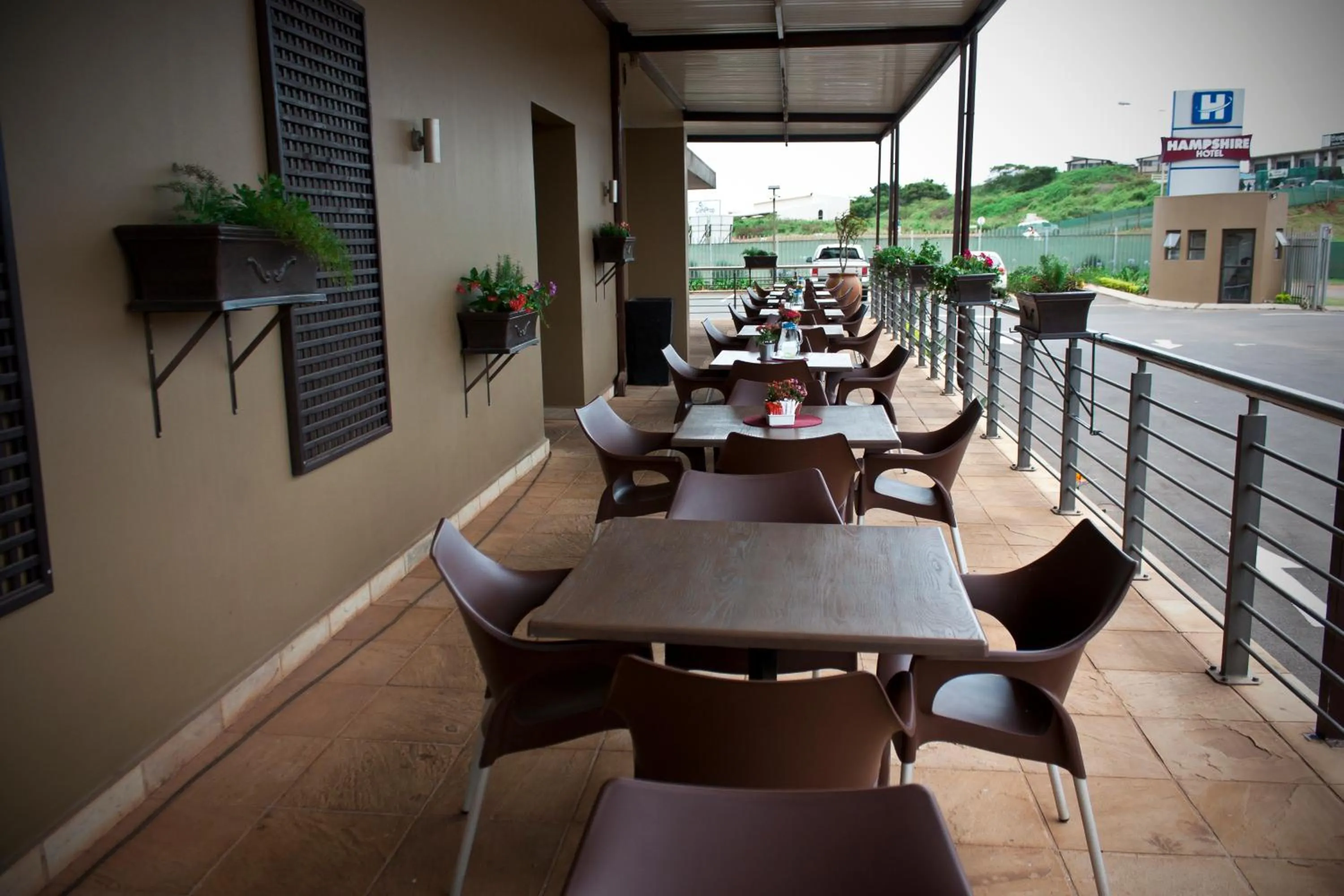 Patio in Hampshire Hotel - Ballito