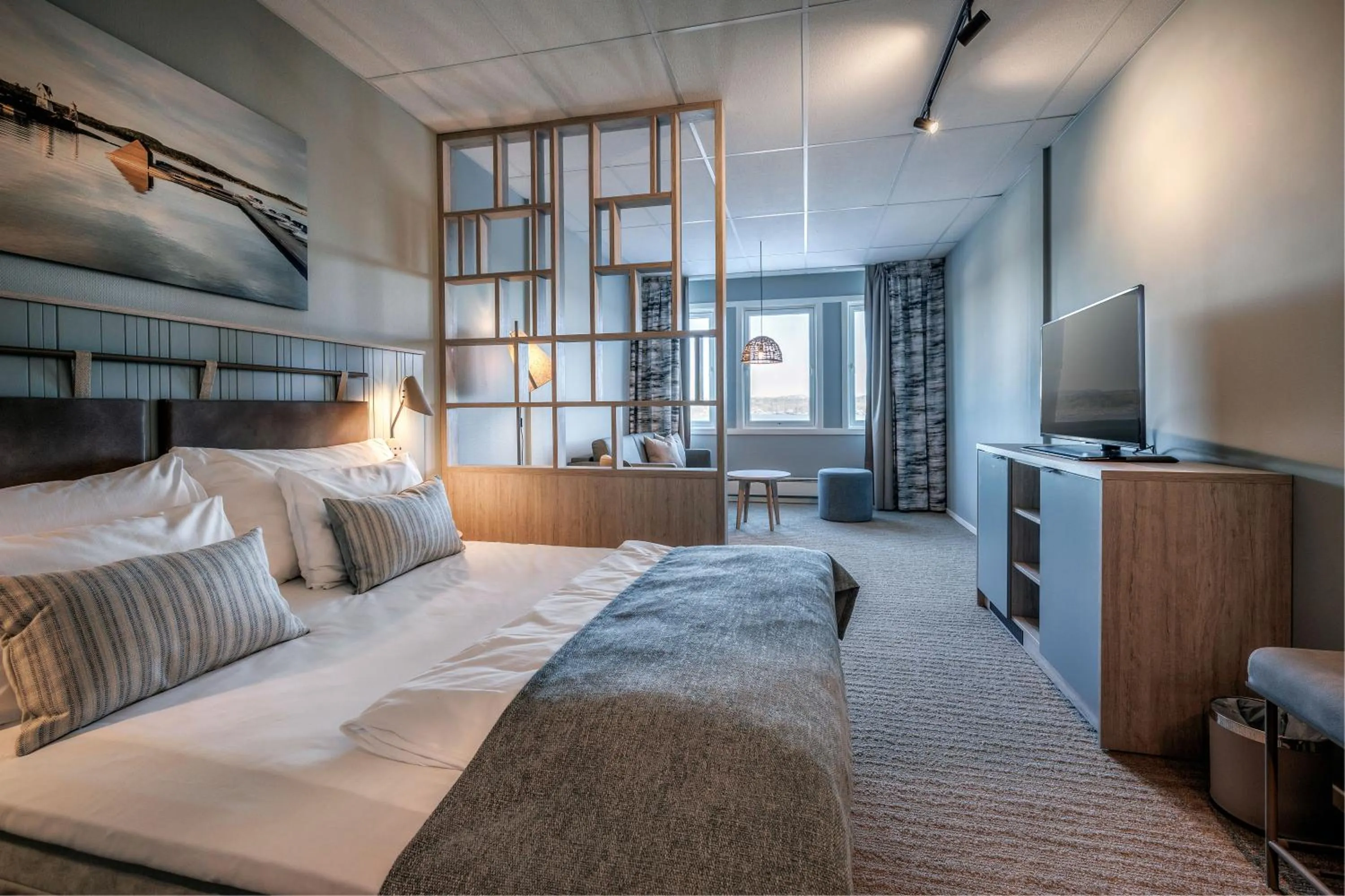 Bed in Quality Hotel Skjærgården