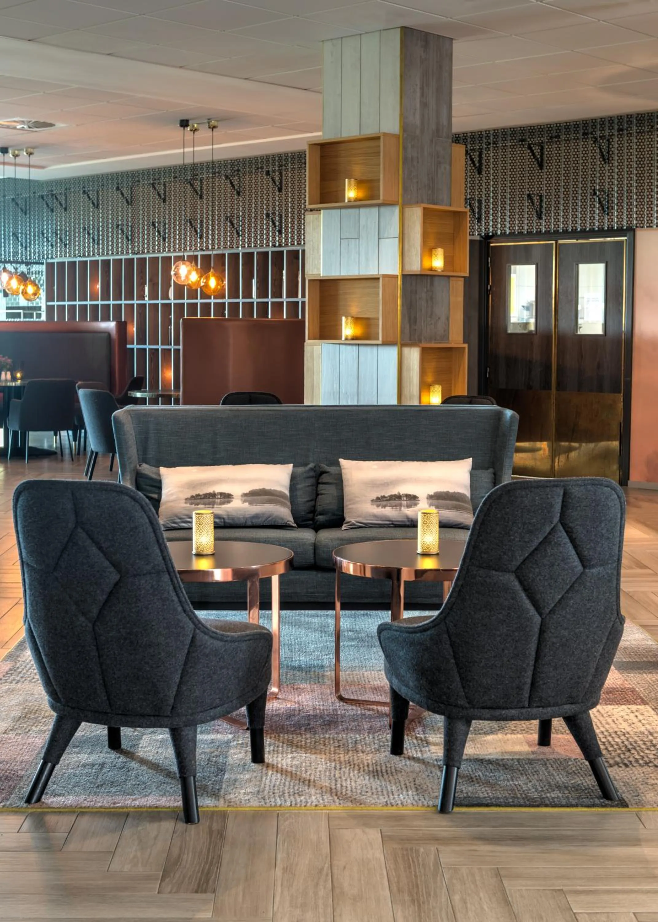 Lounge or bar in Quality Hotel Skjærgården