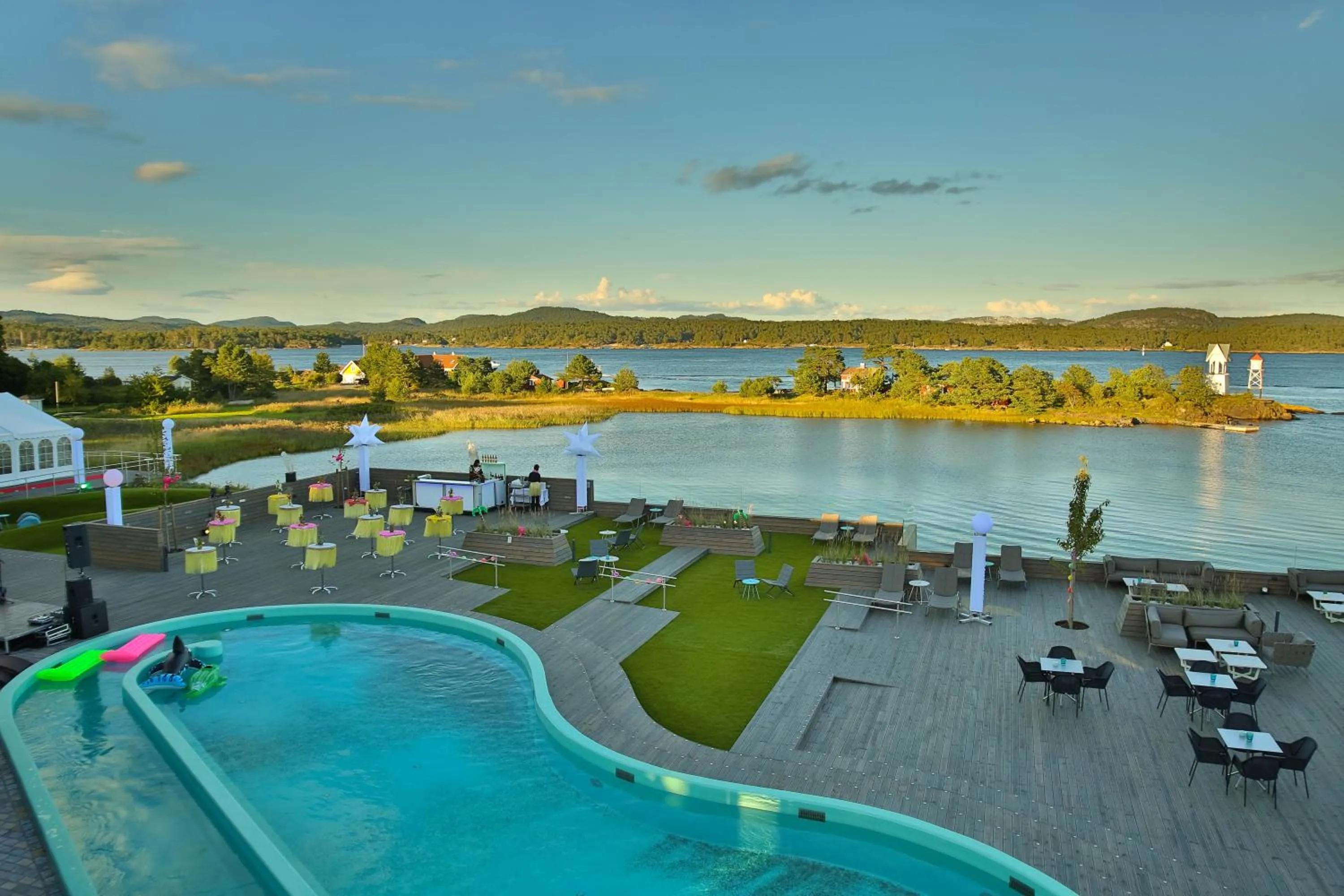Patio in Quality Hotel Skjærgården