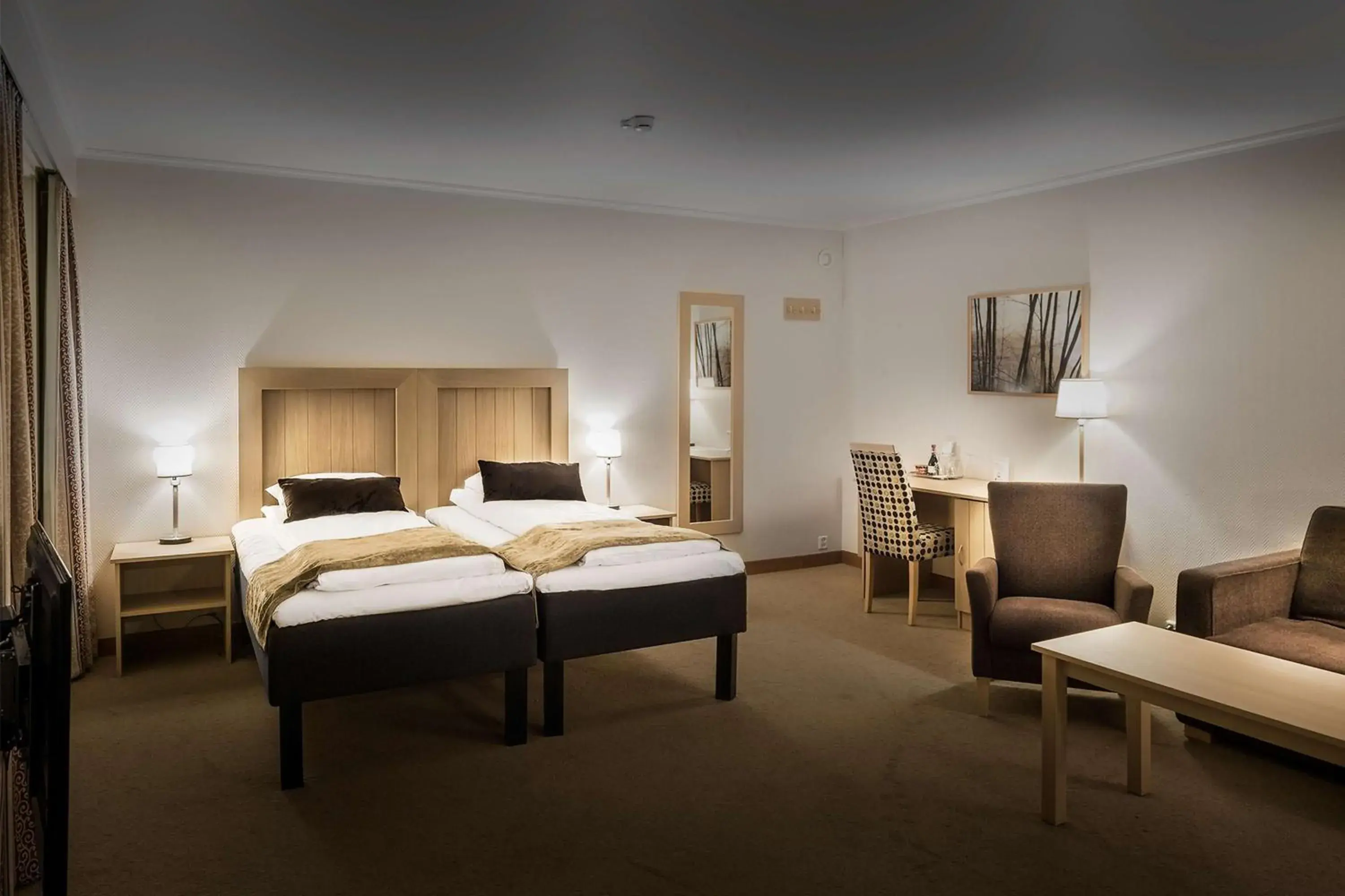 Bedroom, Bed in Scandic Fauske Bedroom, Bed in Scandic Fauske