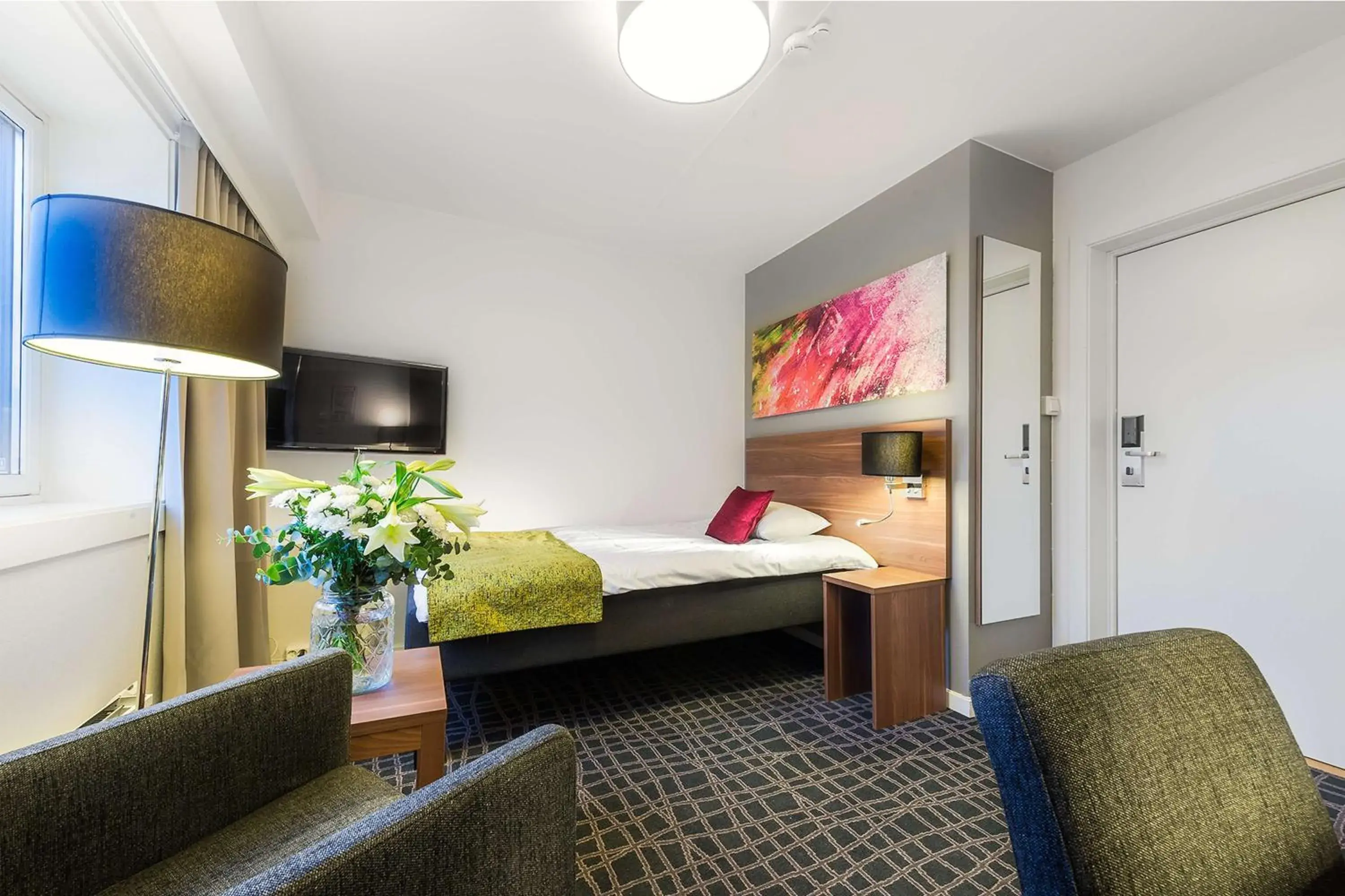 Bedroom, Bed in Scandic Fauske Bedroom, Bed in Scandic Fauske