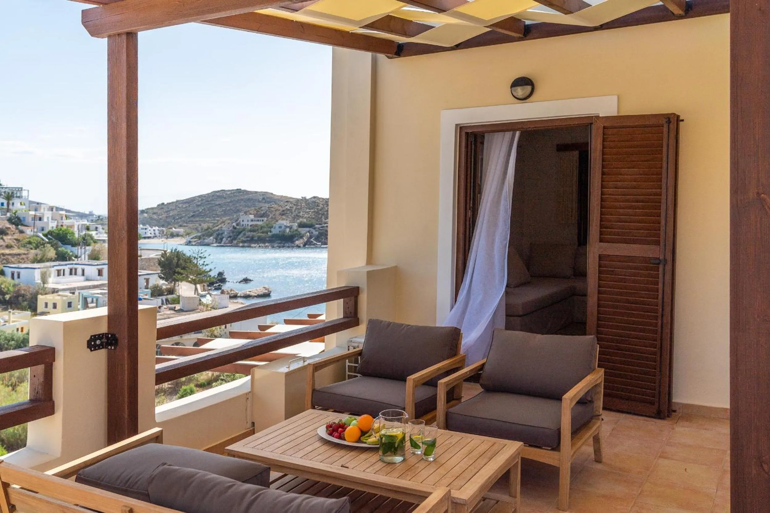 Sea view in Syra Suites