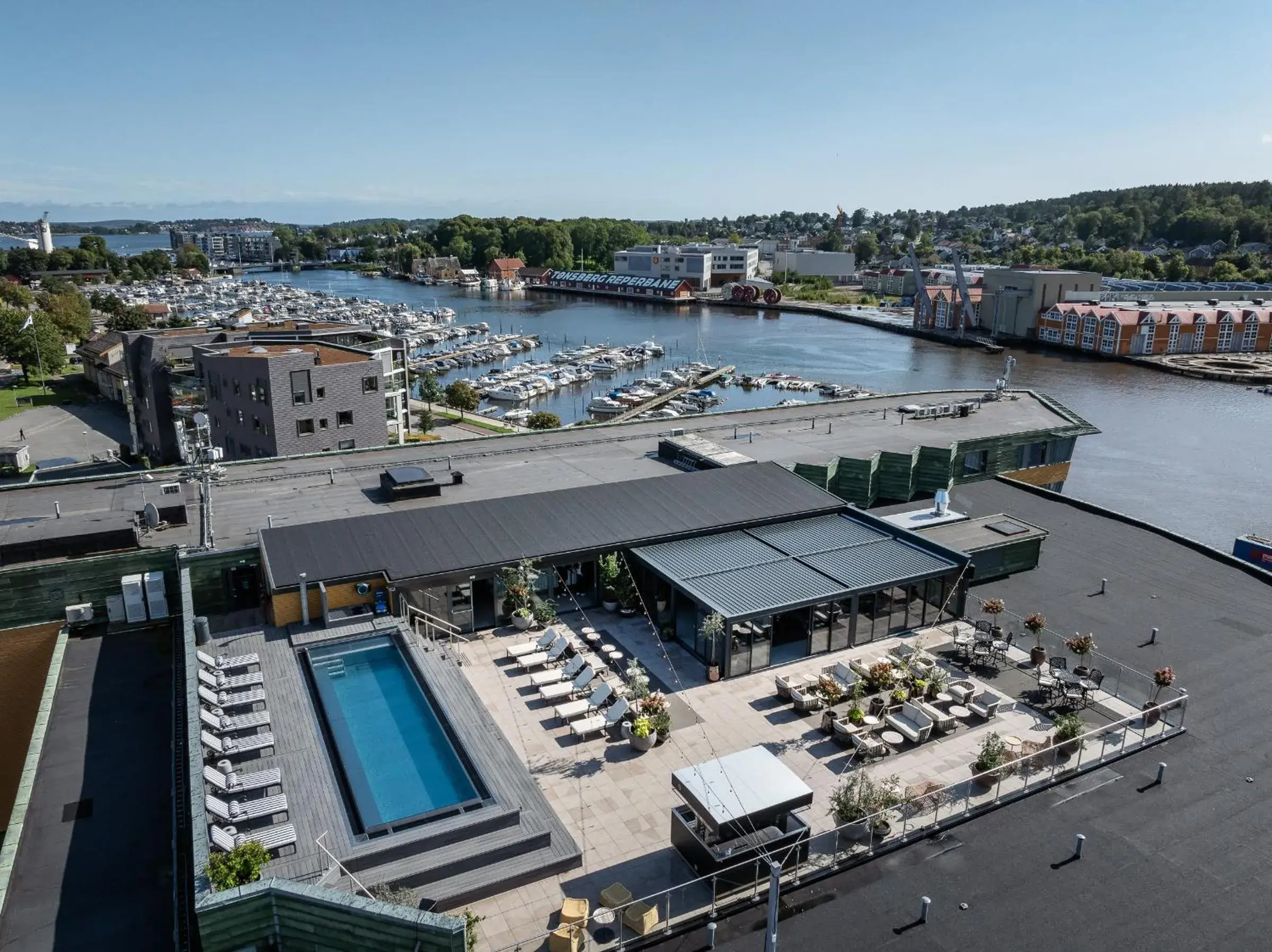 Pool view in Quality Hotel Tønsberg Pool view in Quality Hotel Tønsberg