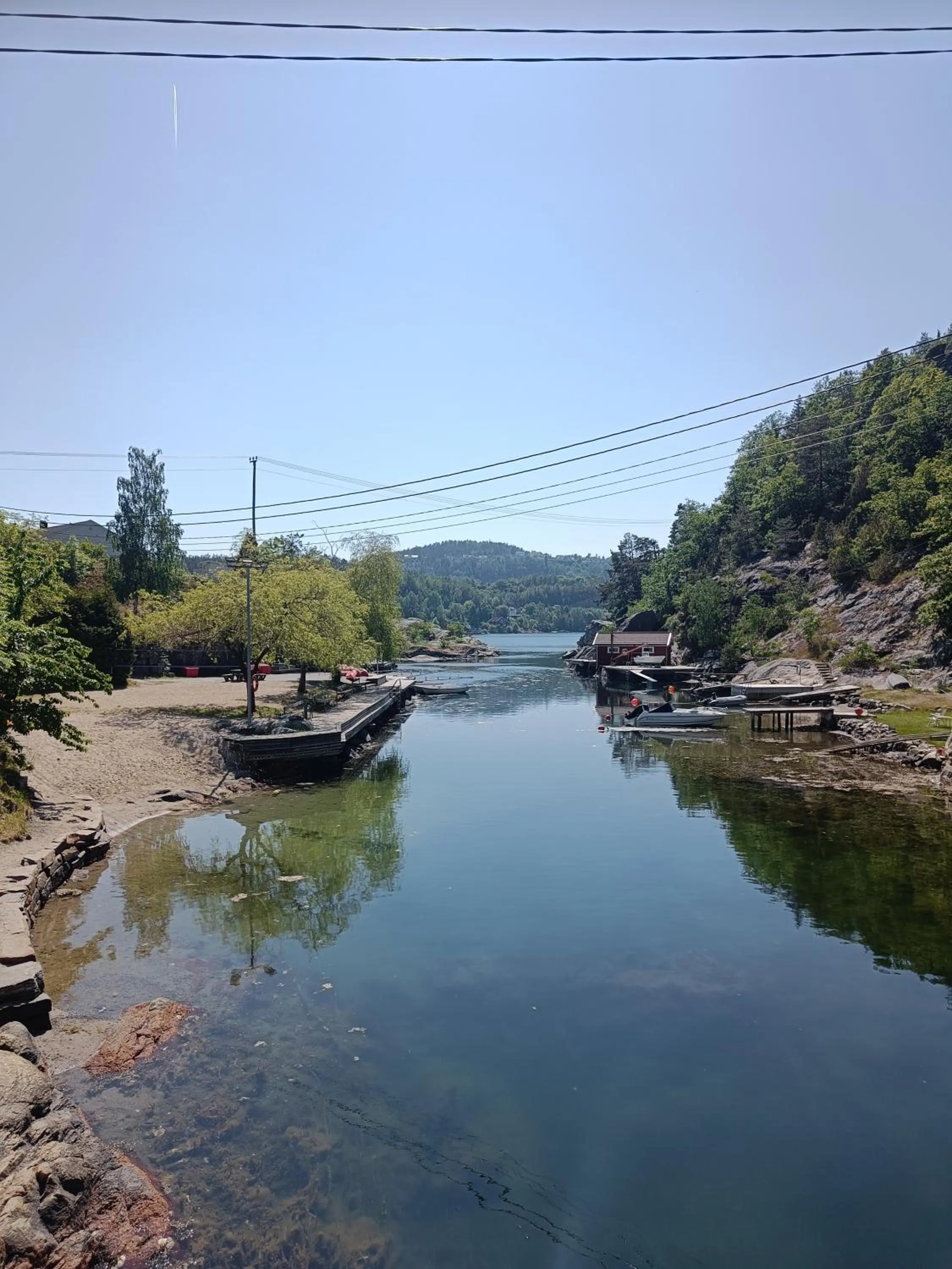 Patio in Kragerø Sportell & Apartments