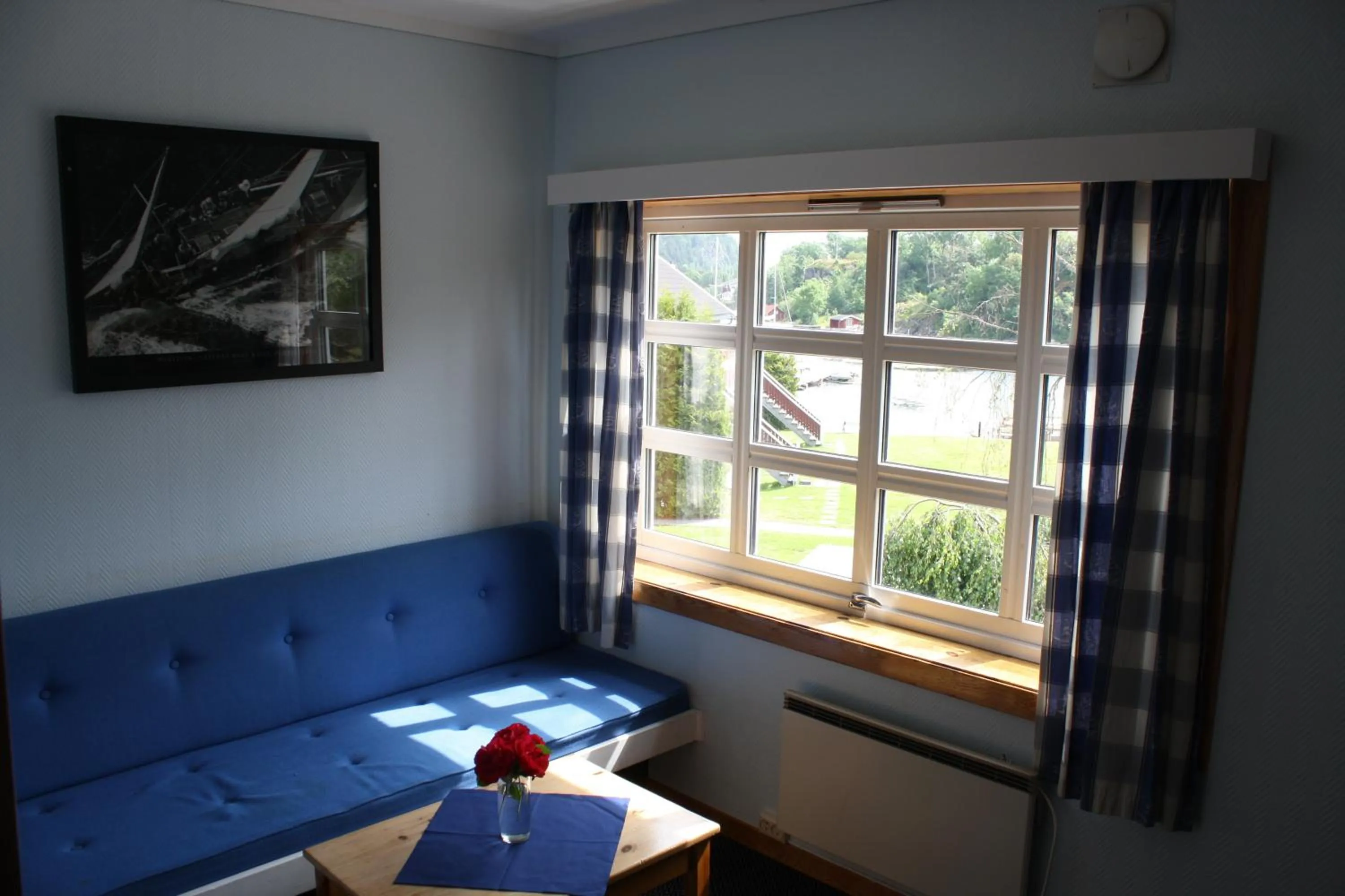 Seating area in Kragerø Sportell & Apartments