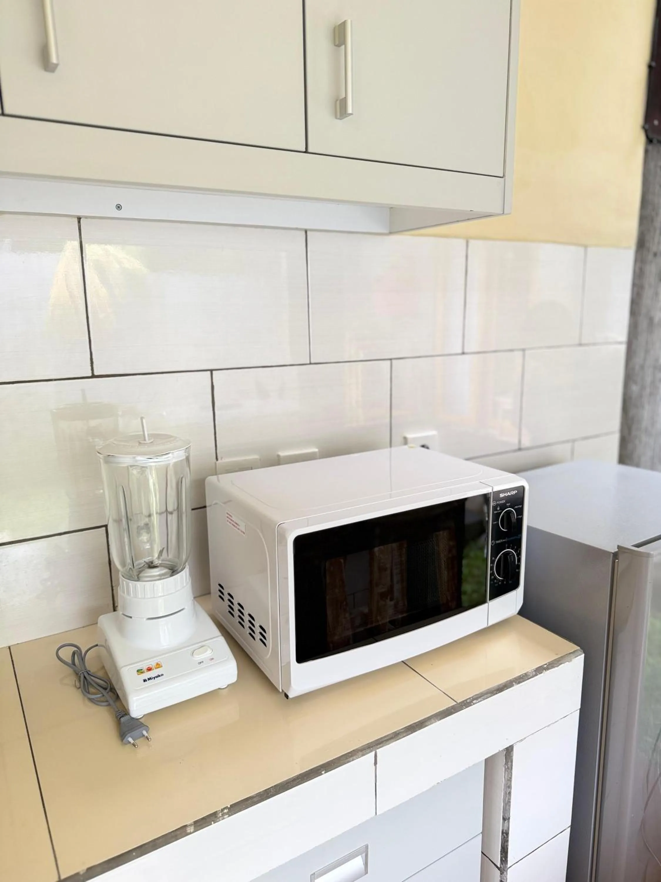 microwave in Willy Homestay