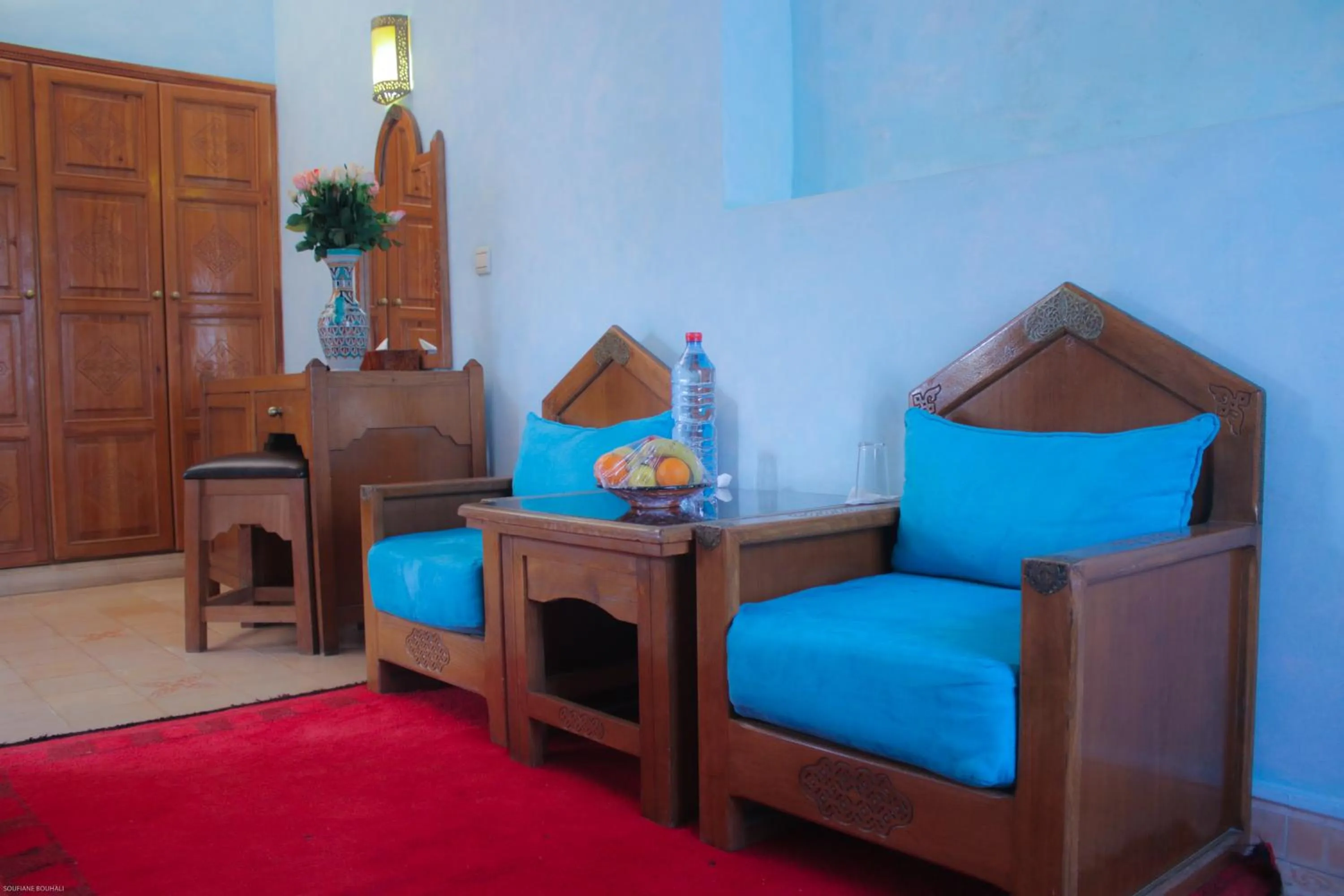 Seating area in Palais Des Remparts