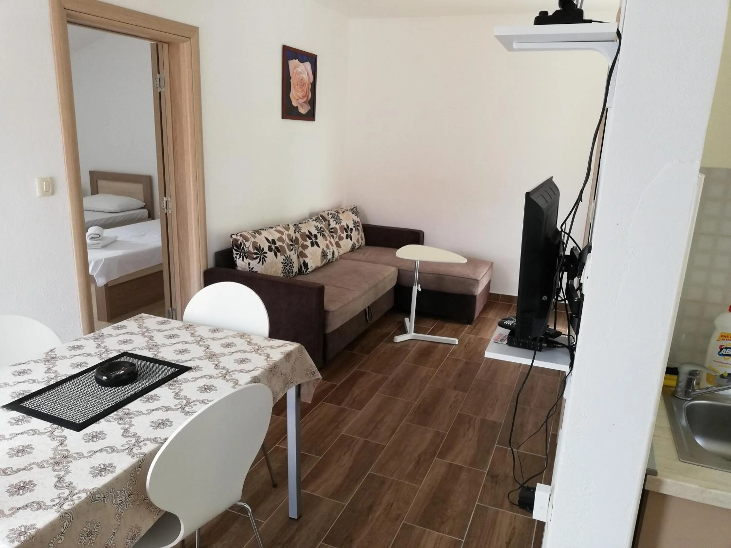 Living room, Bed in Ruža Apartments Sea View