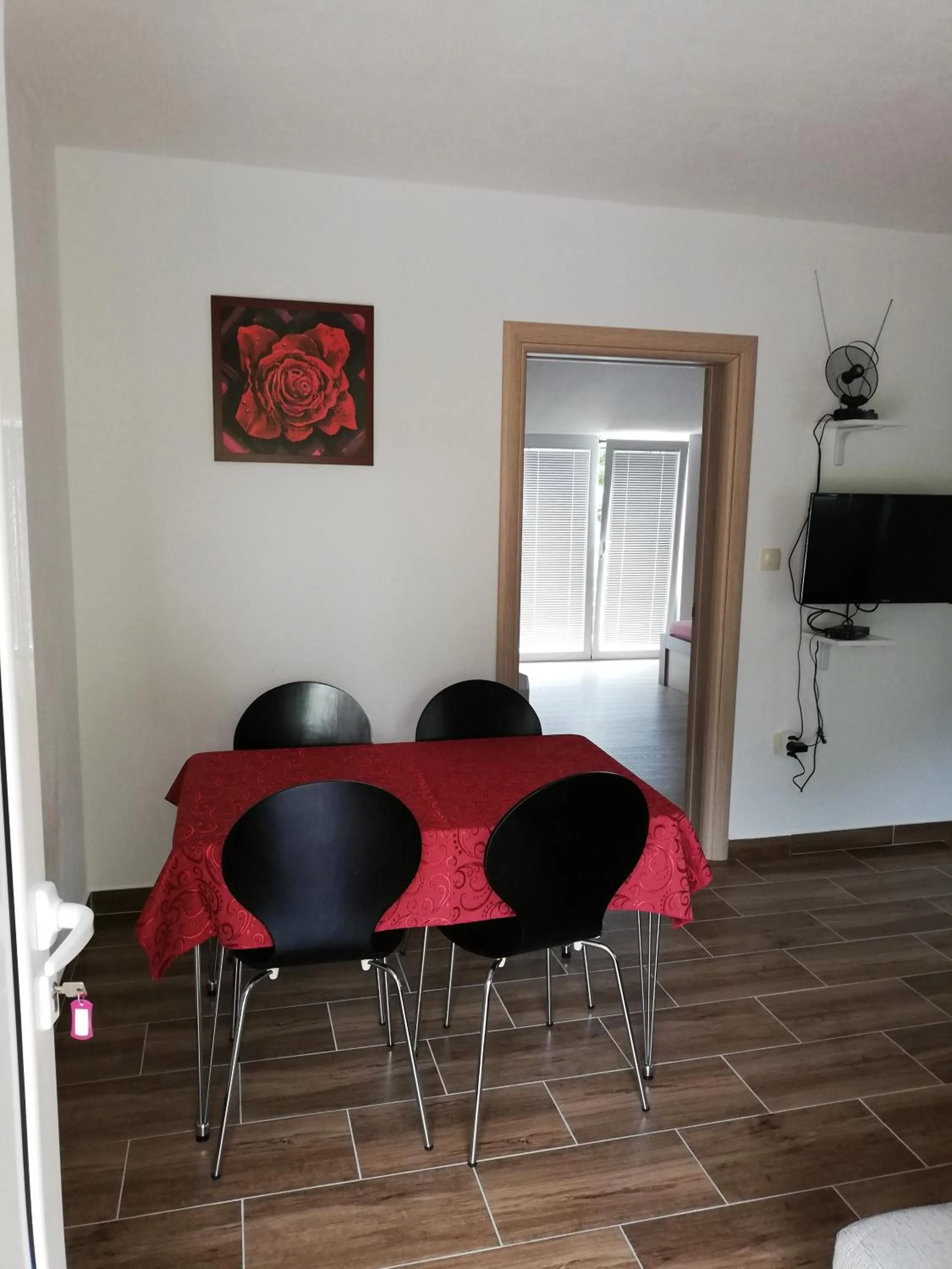 Seating area in Ruža Apartments Sea View