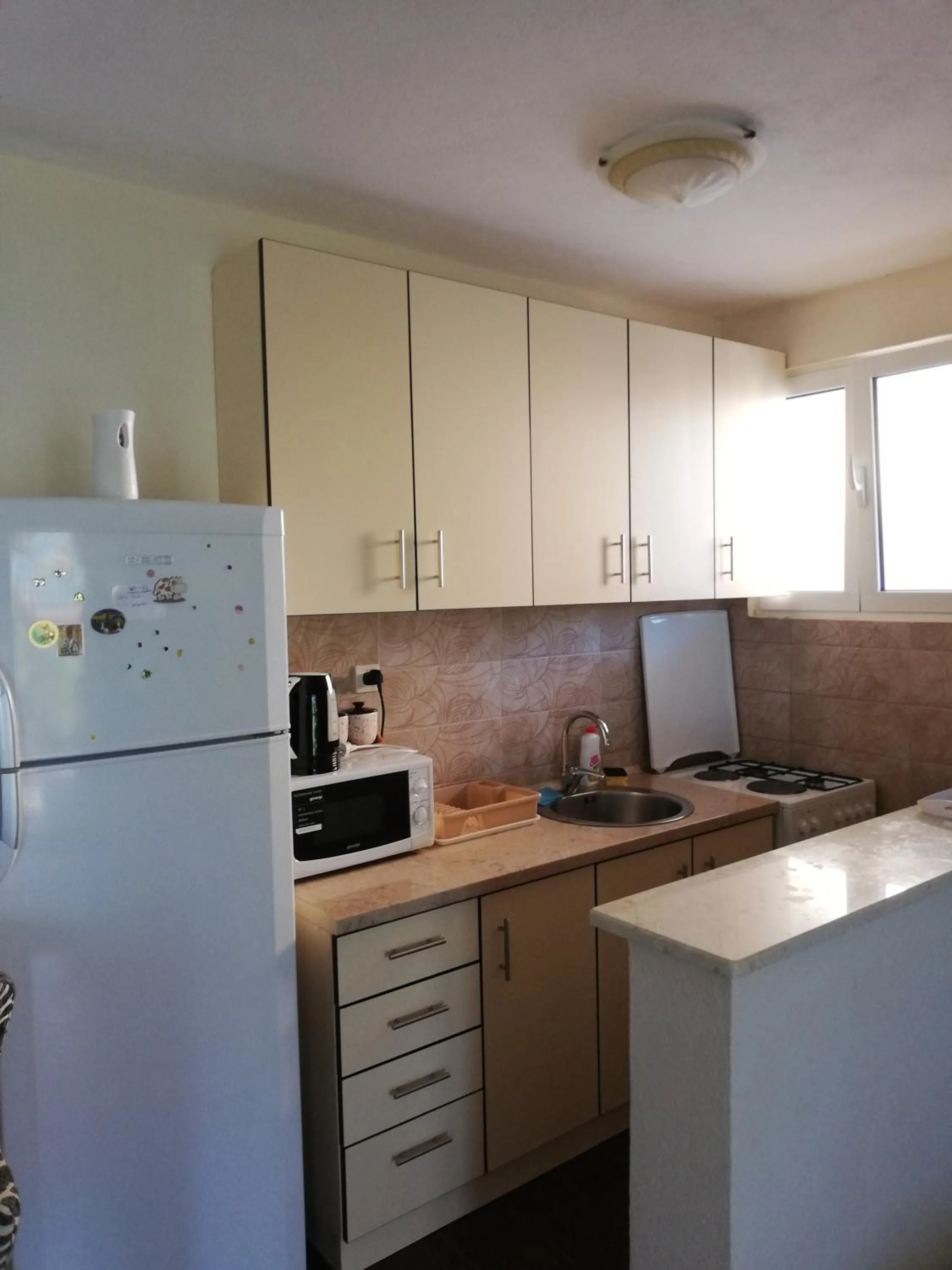 Kitchen or kitchenette in Ruža Apartments Sea View