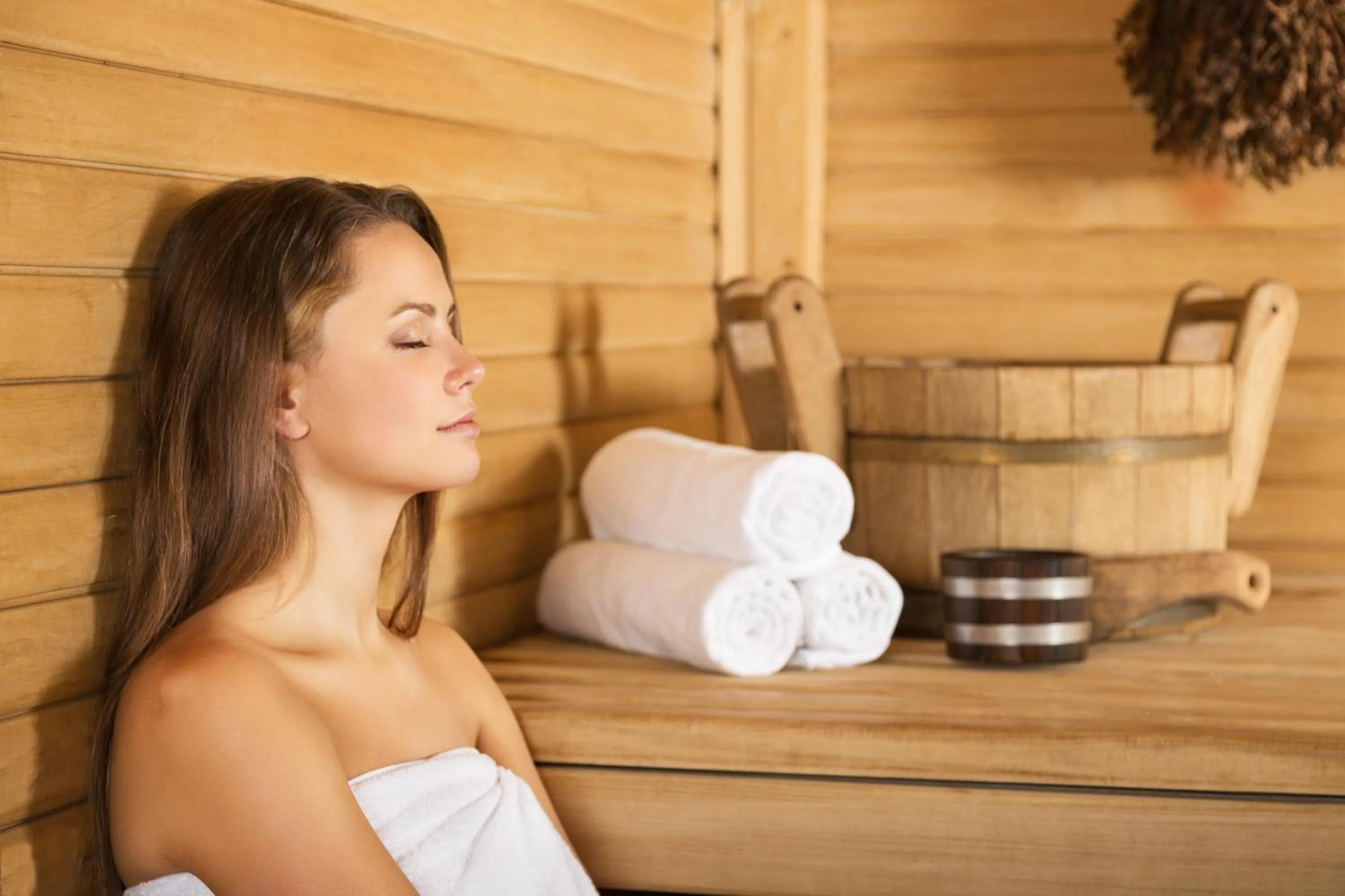 Sauna in Hotell Gyllene Hornet