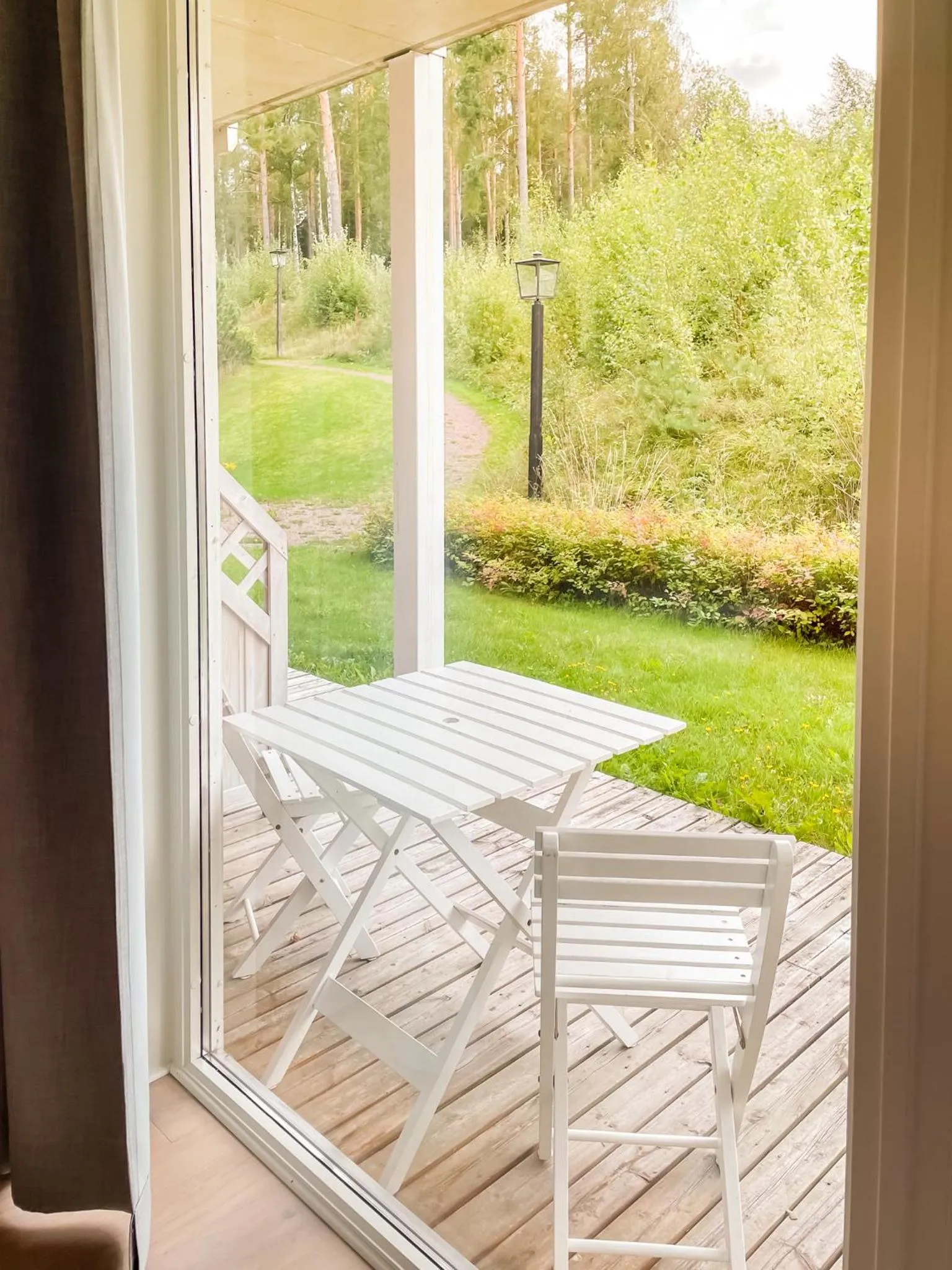 Balcony/Terrace in Hotell Gyllene Hornet