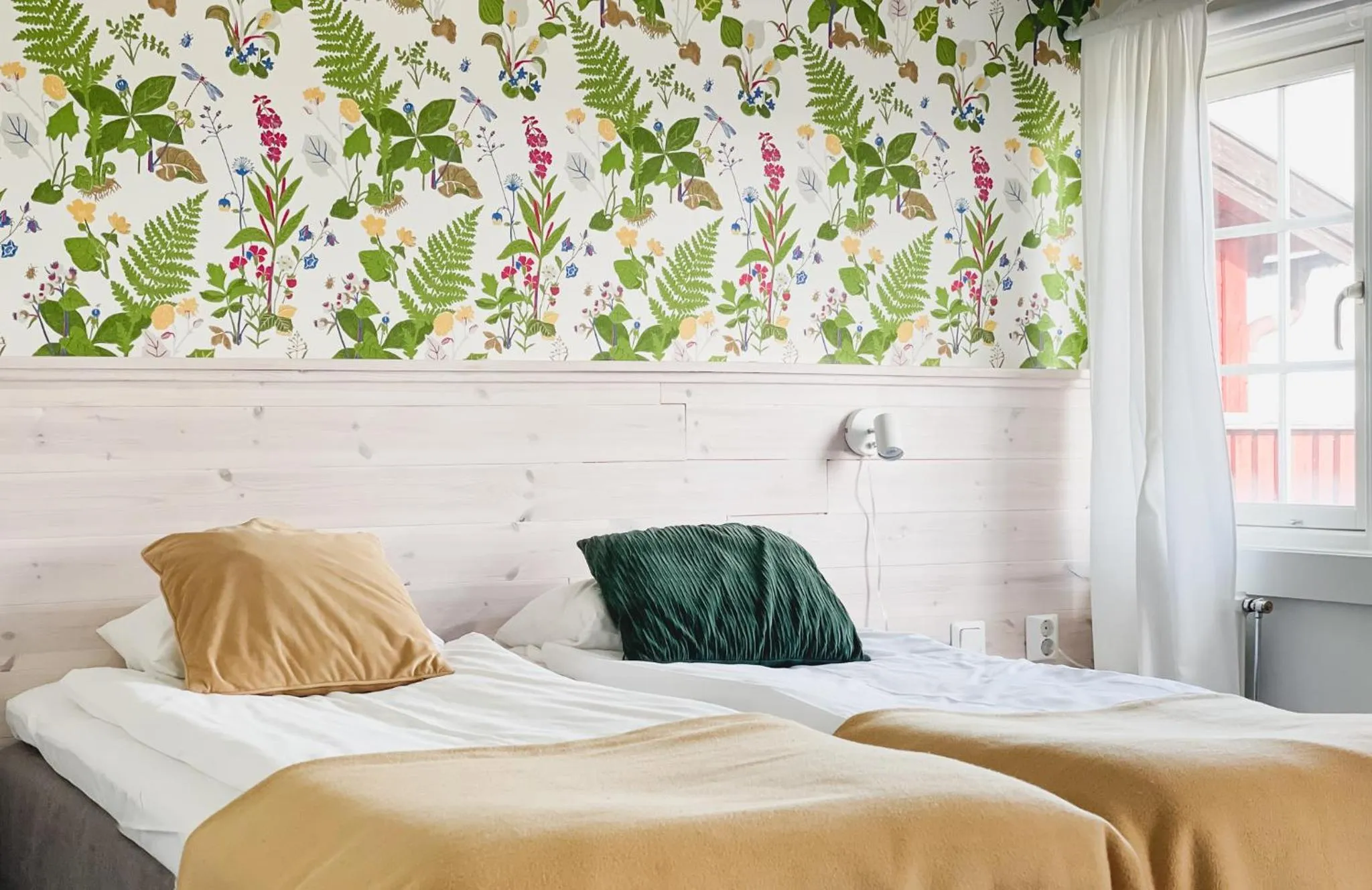 Bed in Hotell Gyllene Hornet