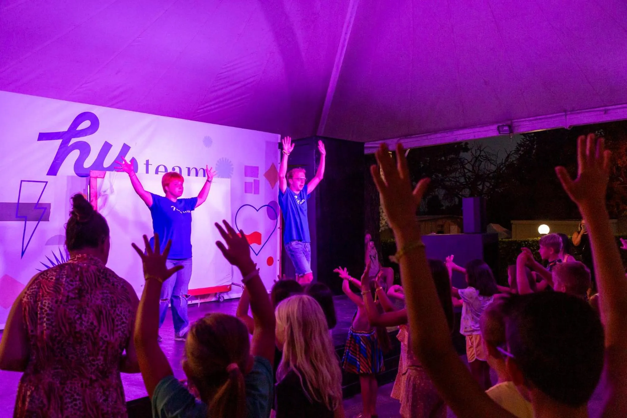 Kids's club in hu I Pini village