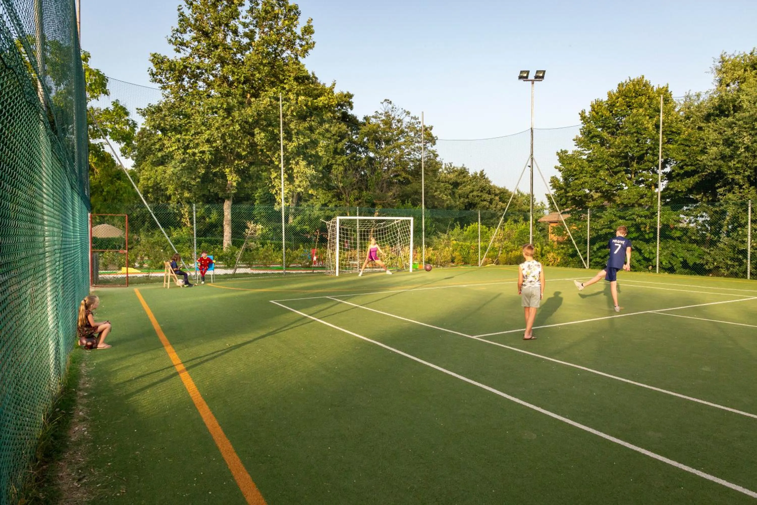 Sports in hu I Pini village