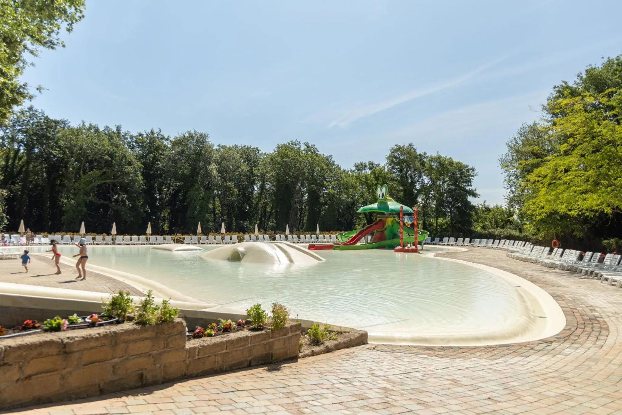 Aqua park in hu I Pini village
