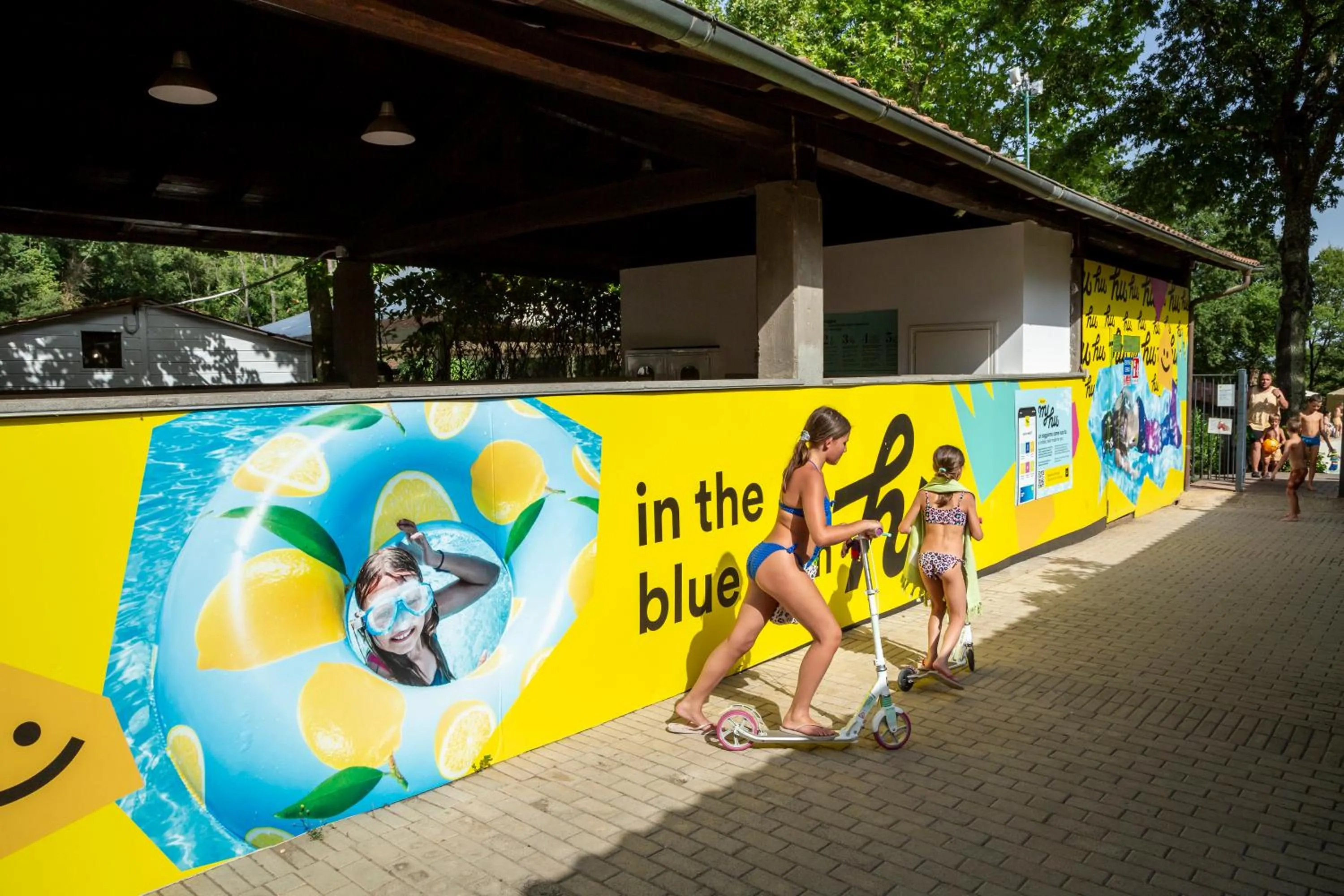 Aqua park in hu I Pini village