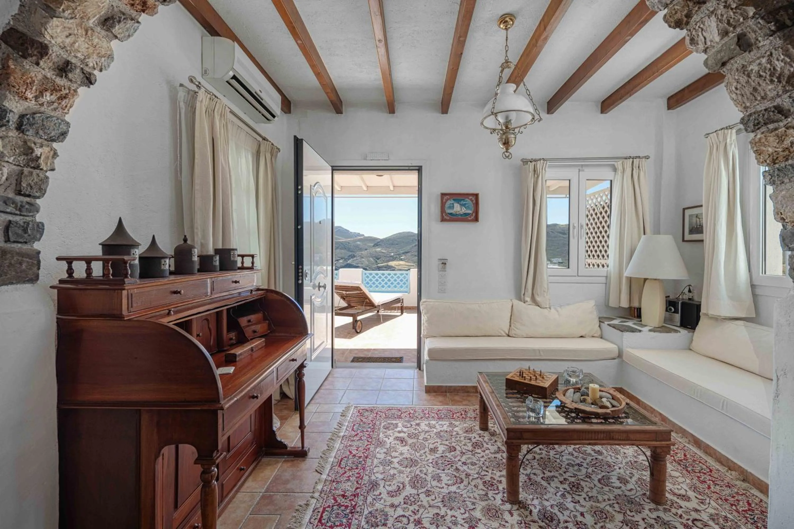 Living room, Bed in Studios Kilindra