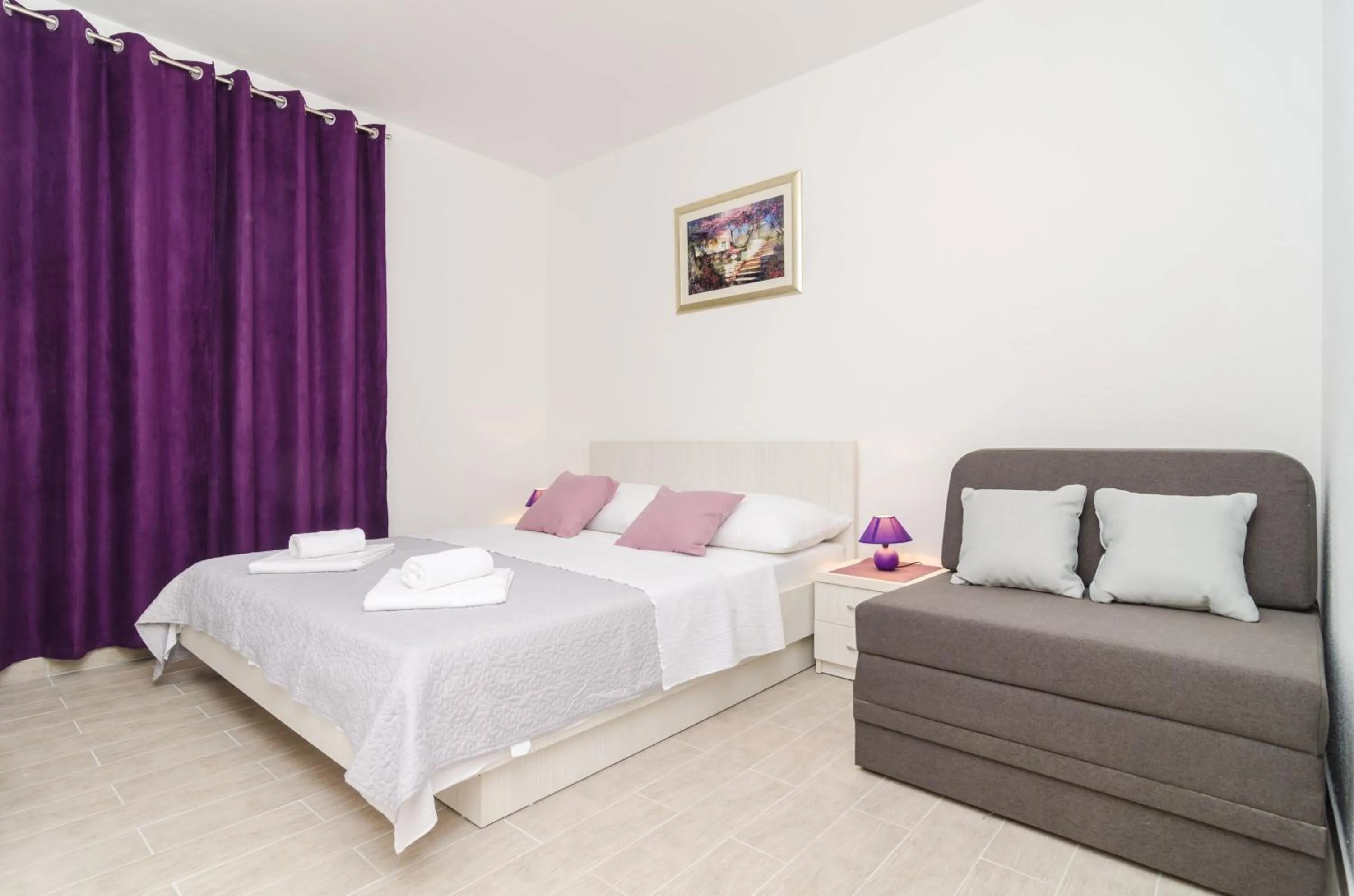 Bedroom, Bed in Apartments Villa Dadić