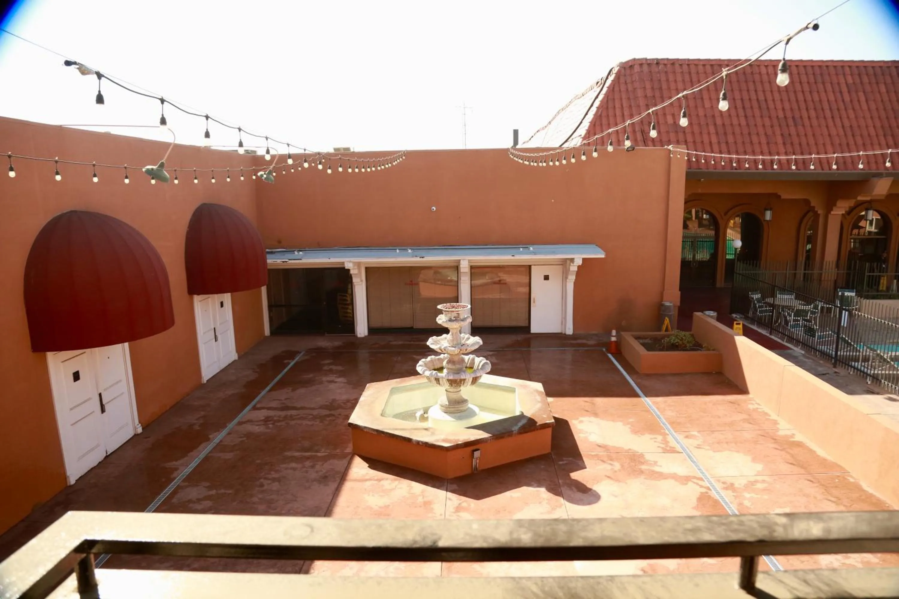 Patio in Ramada by Wyndham Fresno North