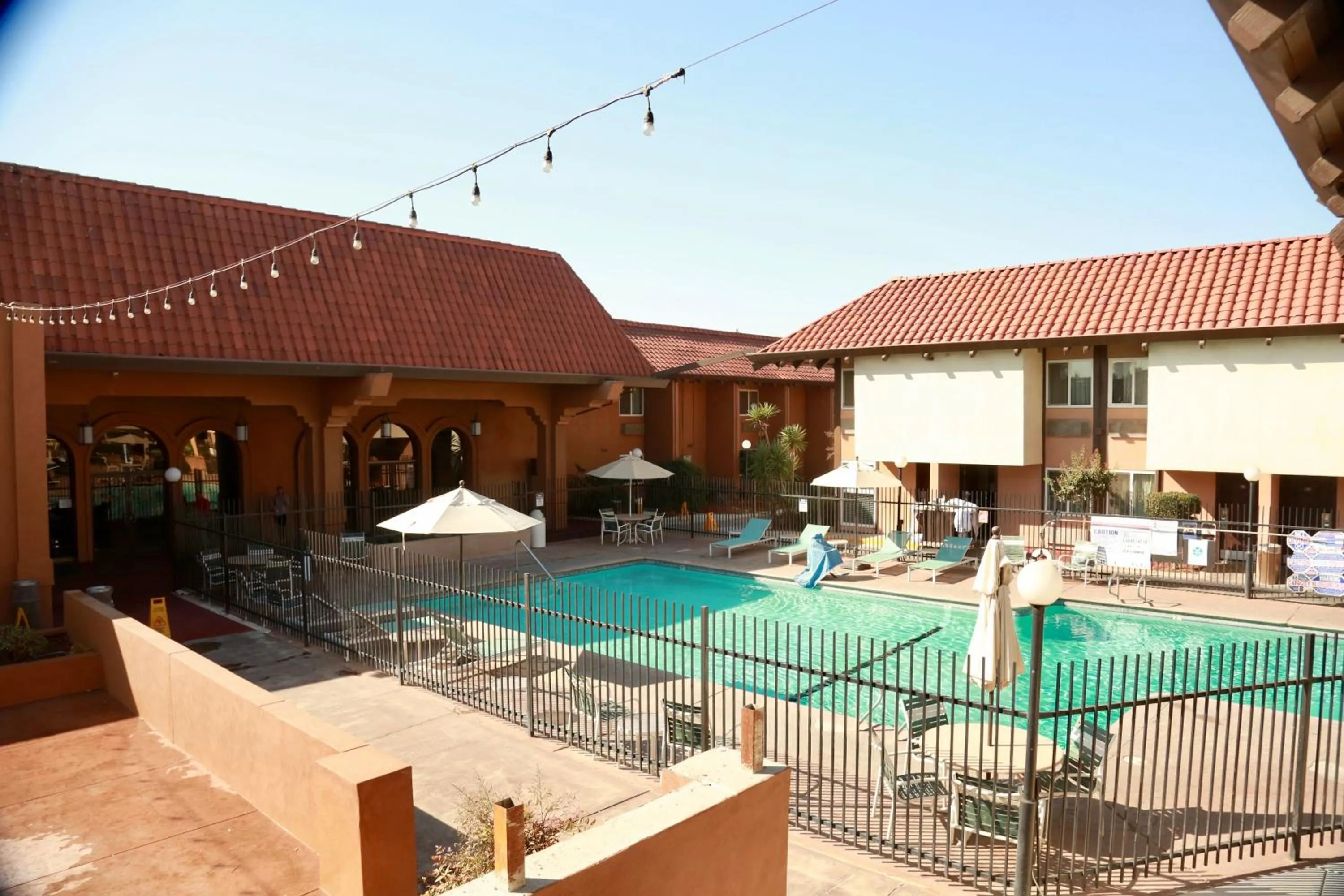 Patio in Ramada by Wyndham Fresno North