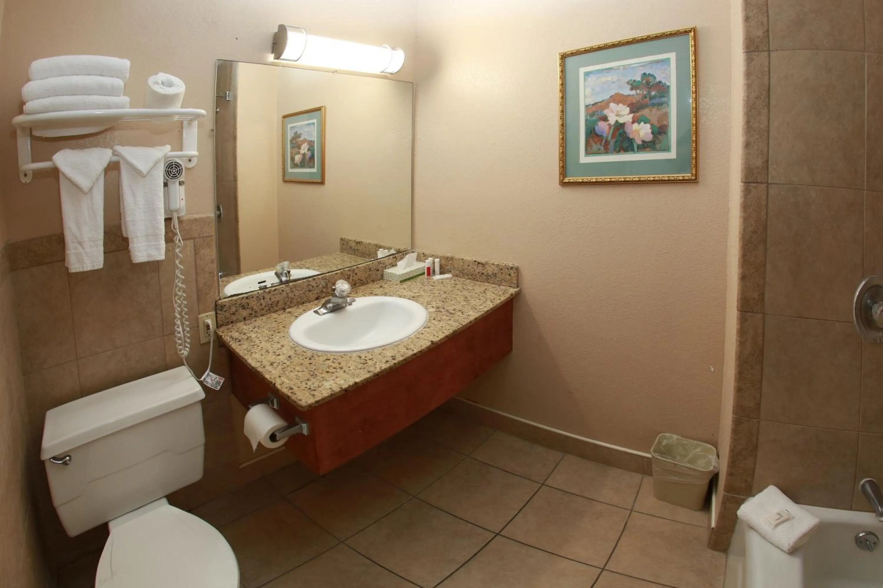 Toilet in Ramada by Wyndham Fresno North