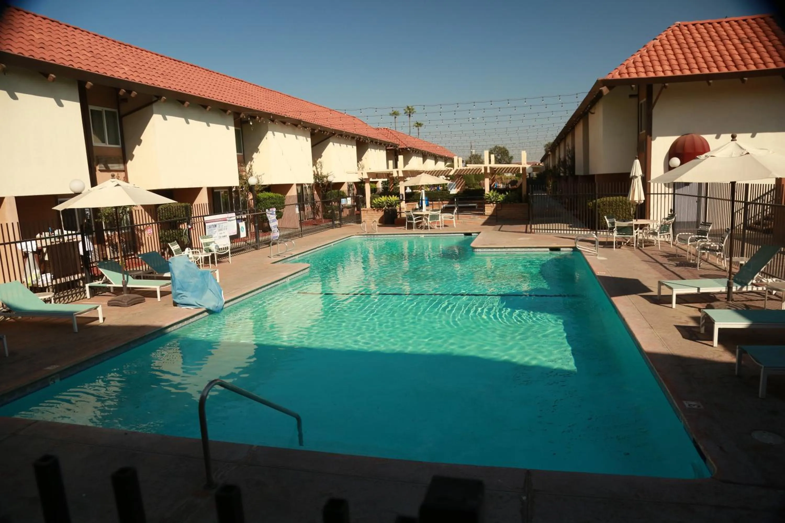 Swimming pool in Ramada by Wyndham Fresno North