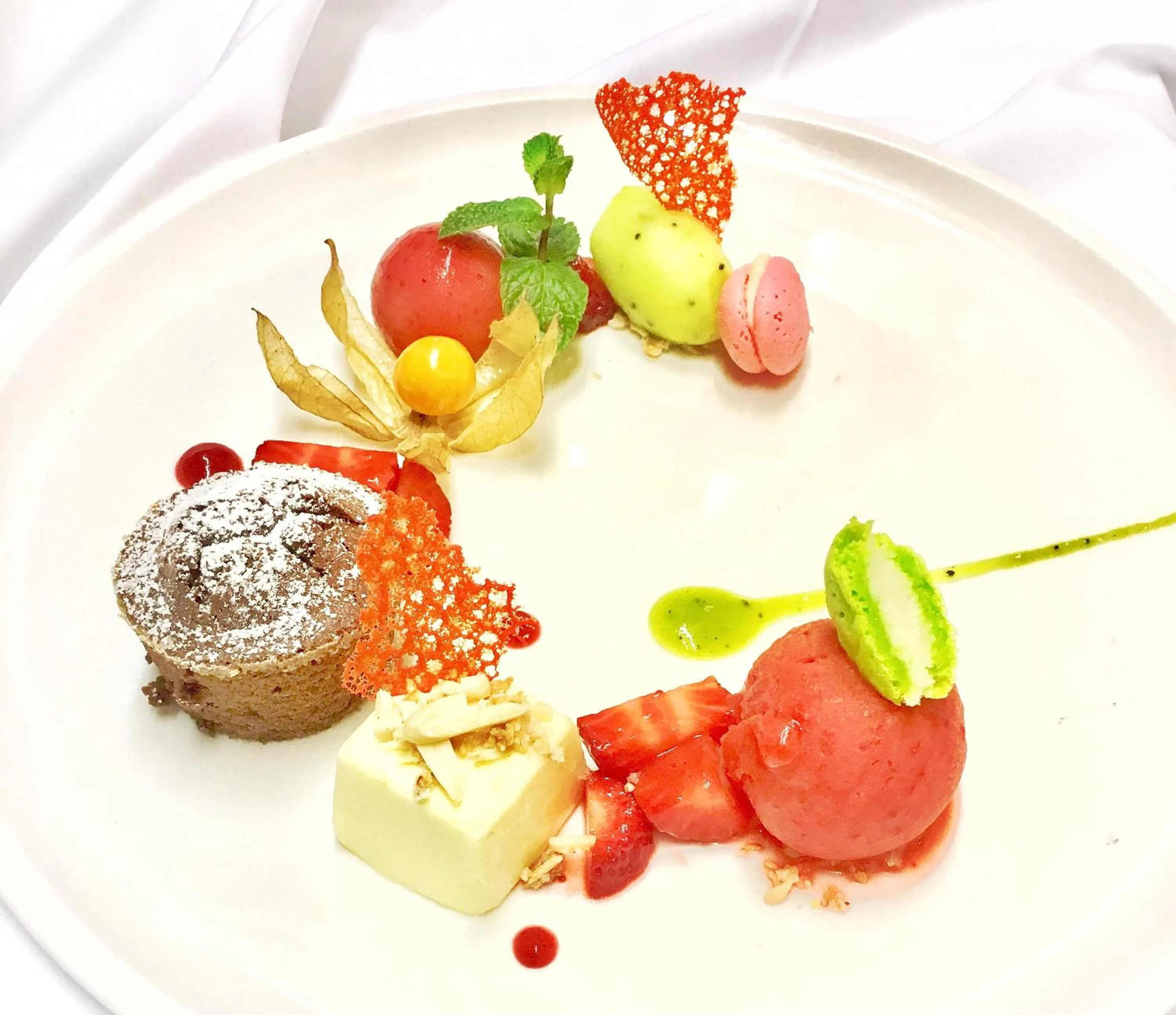 Food close-up in Hotel Gallia