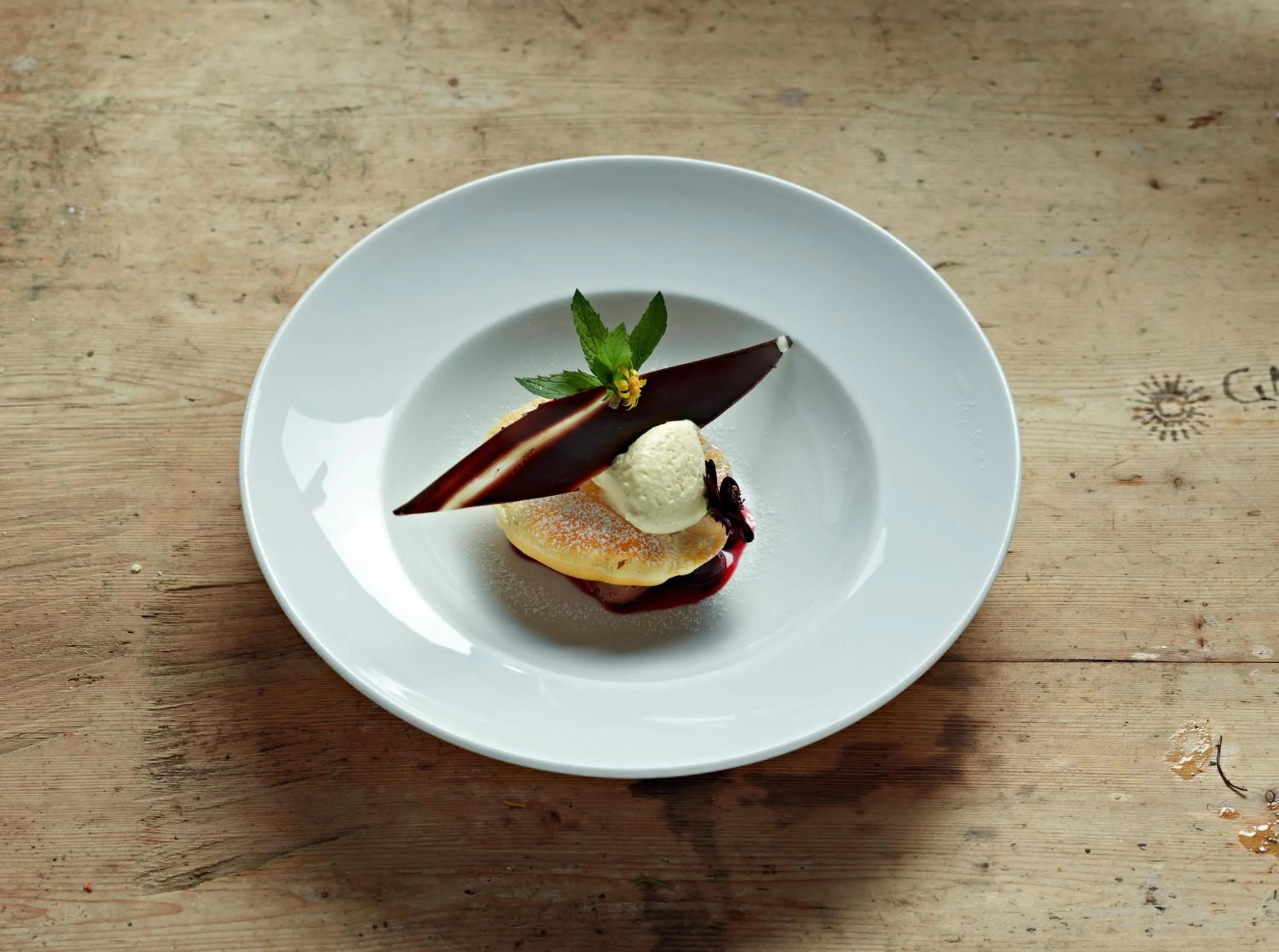 Food in Hotel Gallia