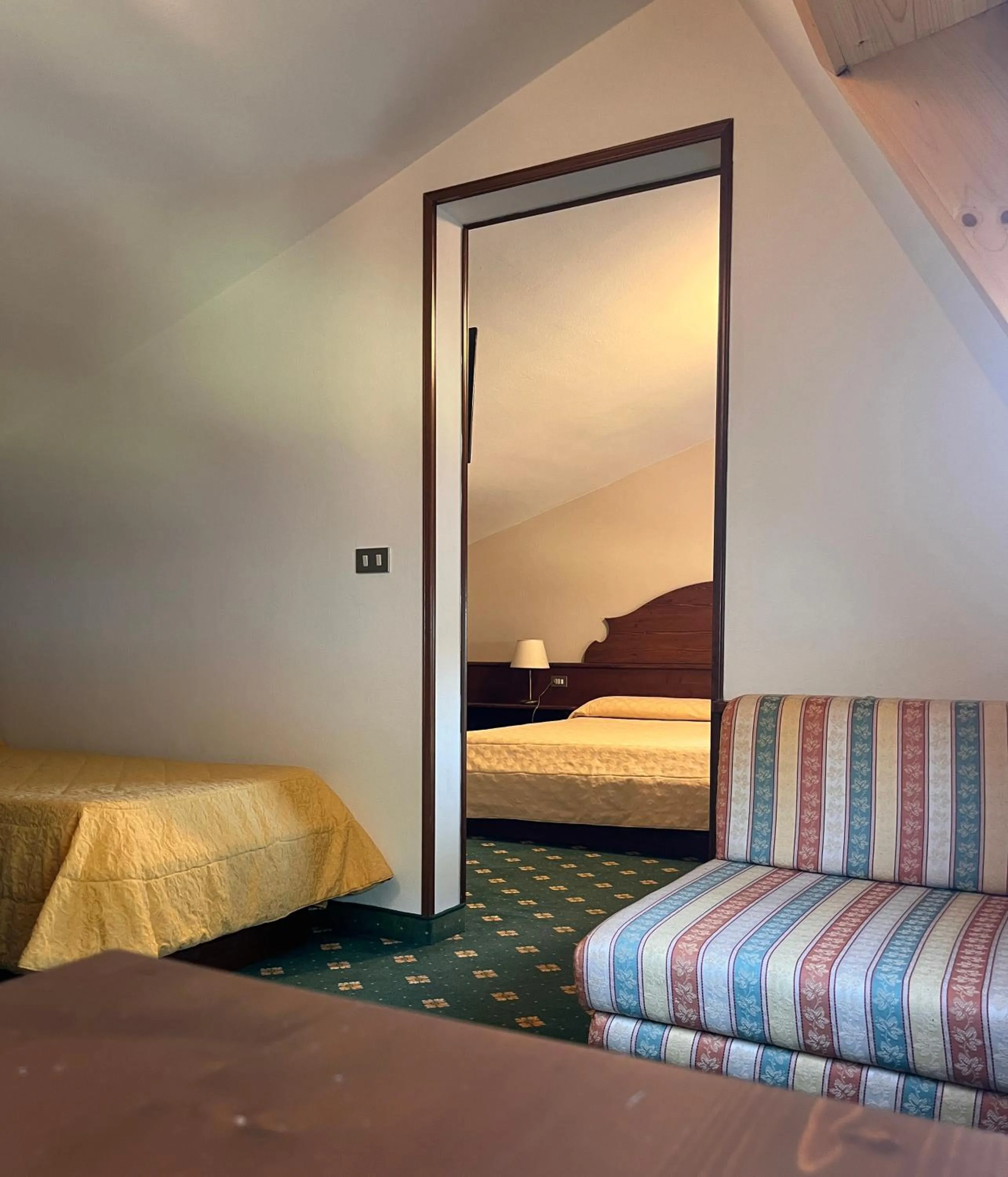 Bed in Centro Pineta Family Hotel & Wellness