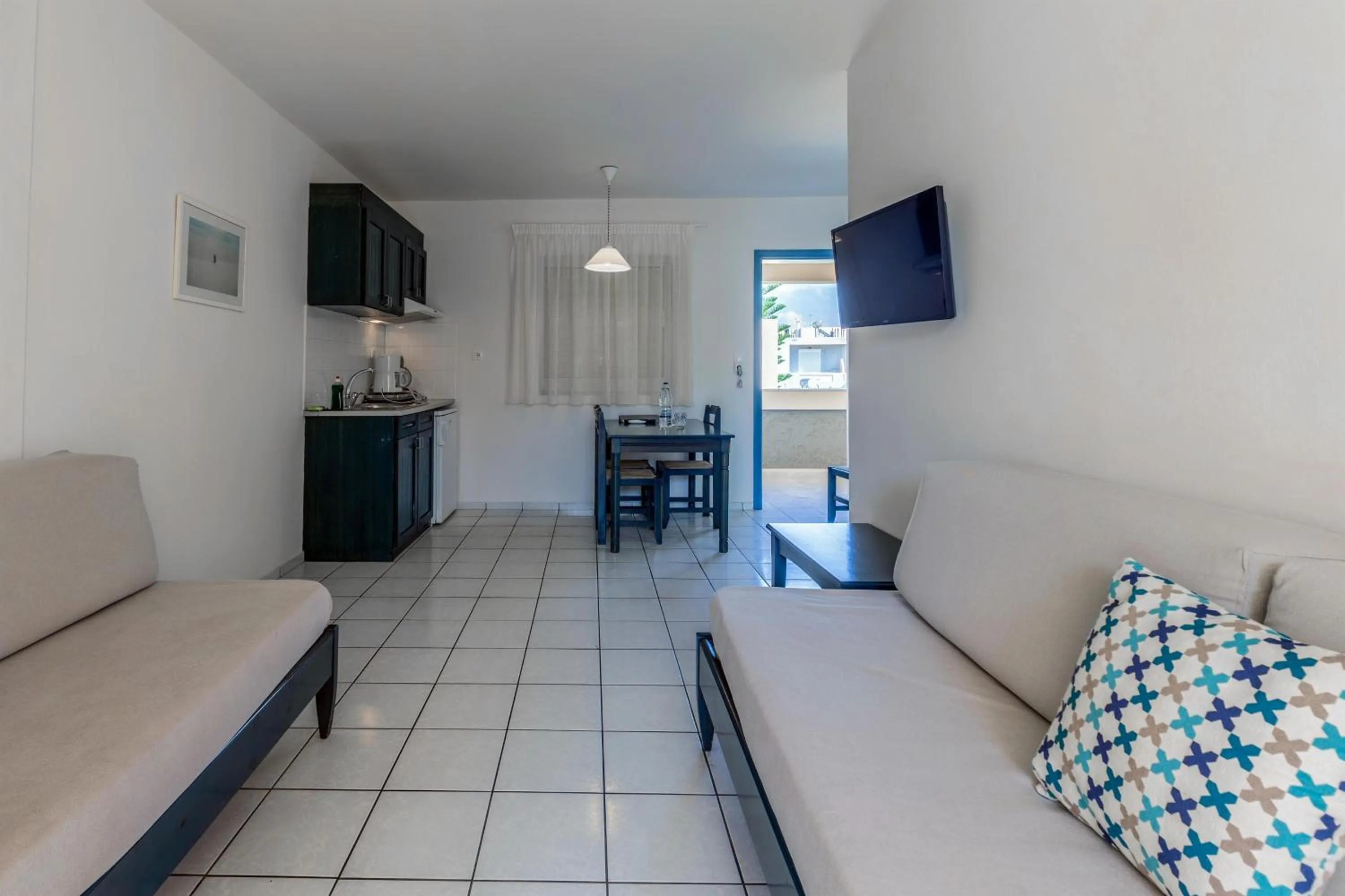 Kitchen or kitchenette in Melitti Hotel