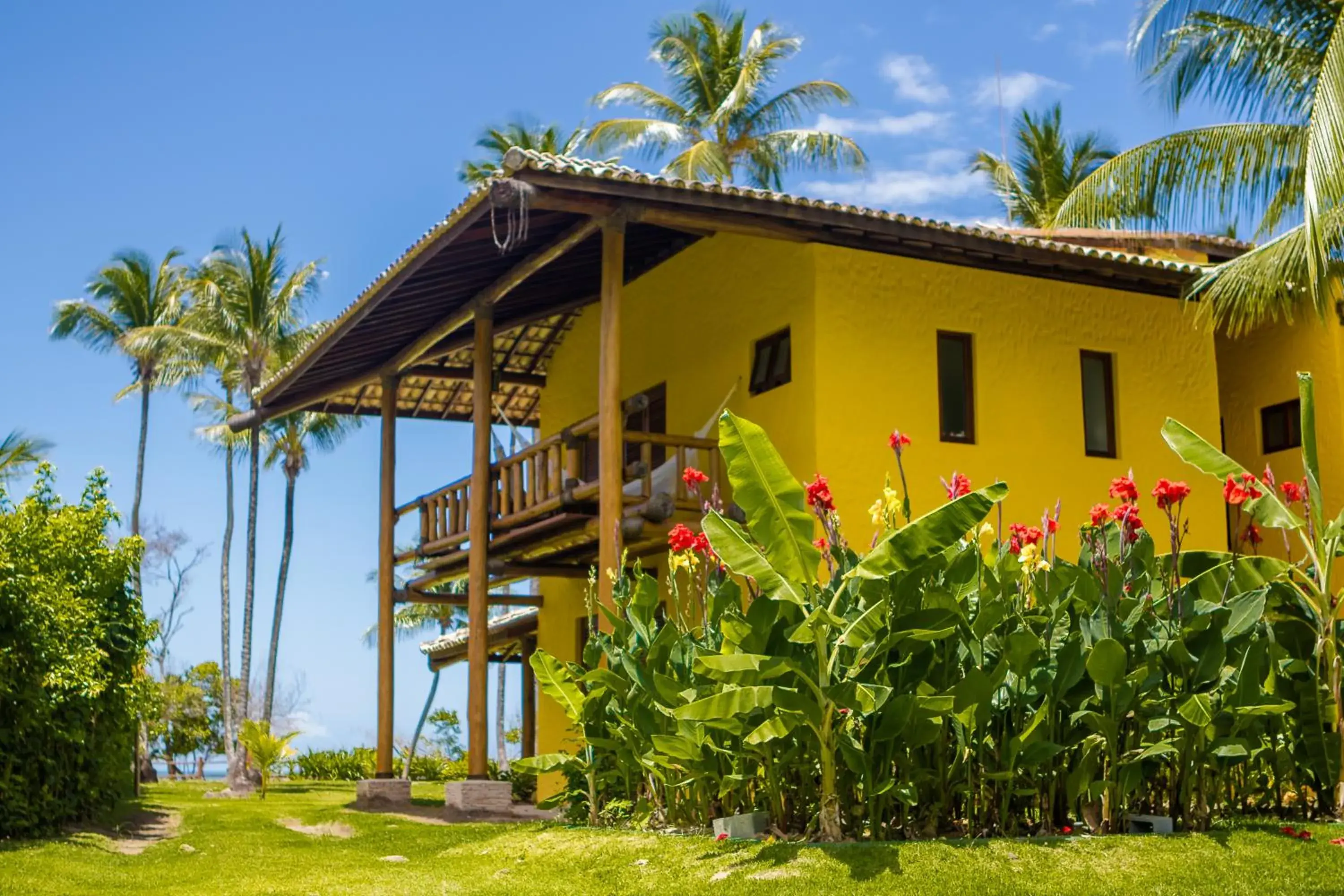 Garden view in Villa dos Corais Garden view in Villa dos Corais