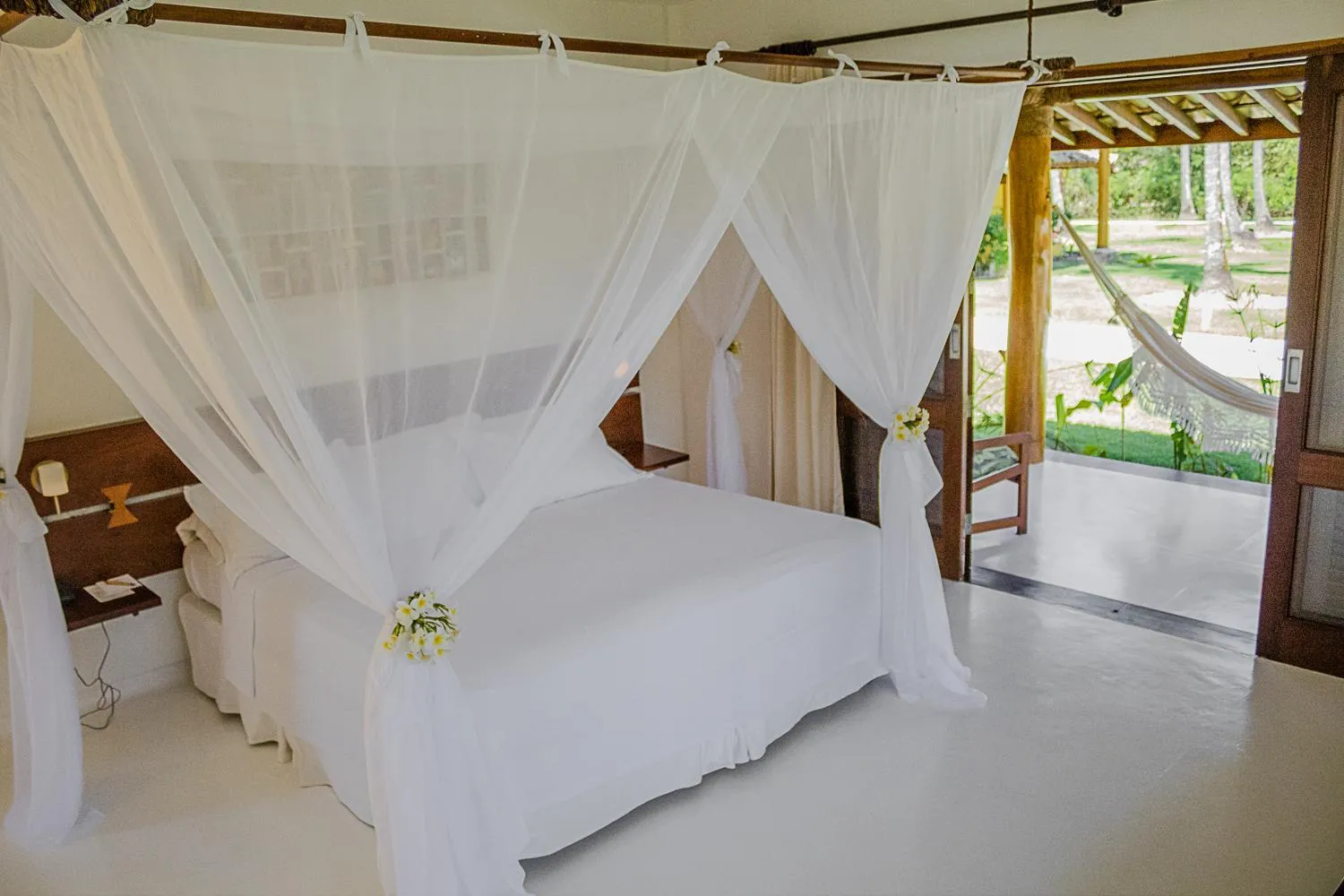 Bed in Villa dos Corais