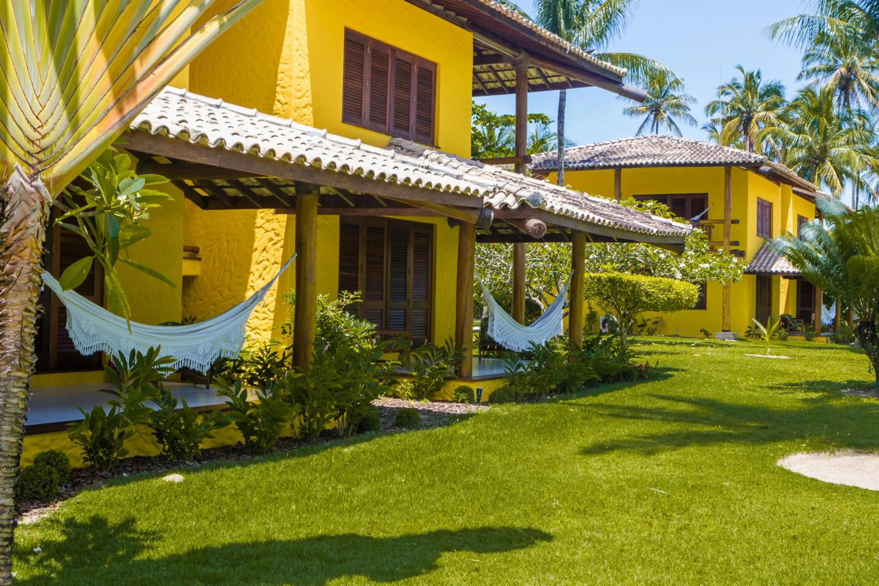 Garden view in Villa dos Corais
