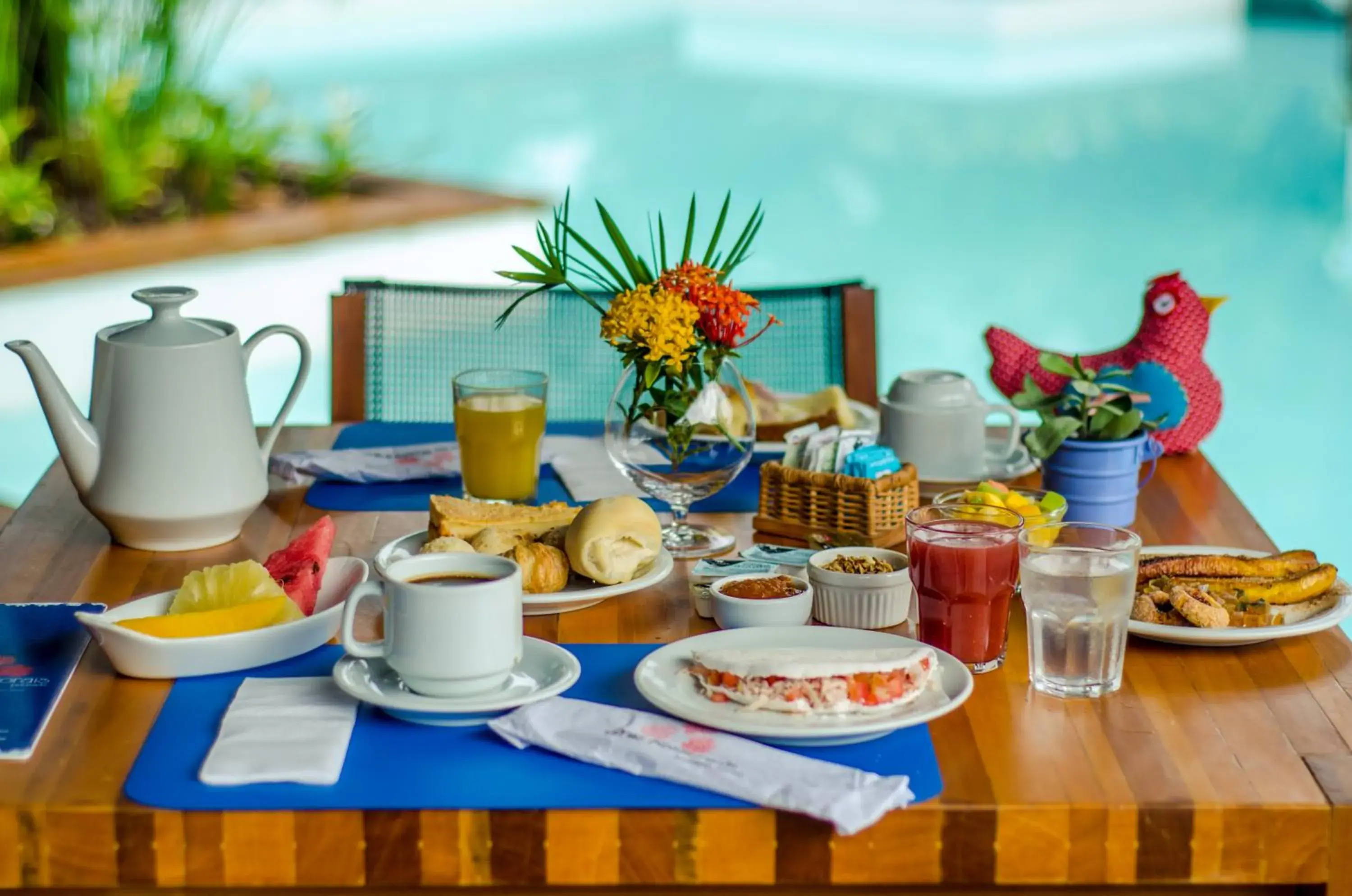 Food close-up in Villa dos Corais Food close-up in Villa dos Corais